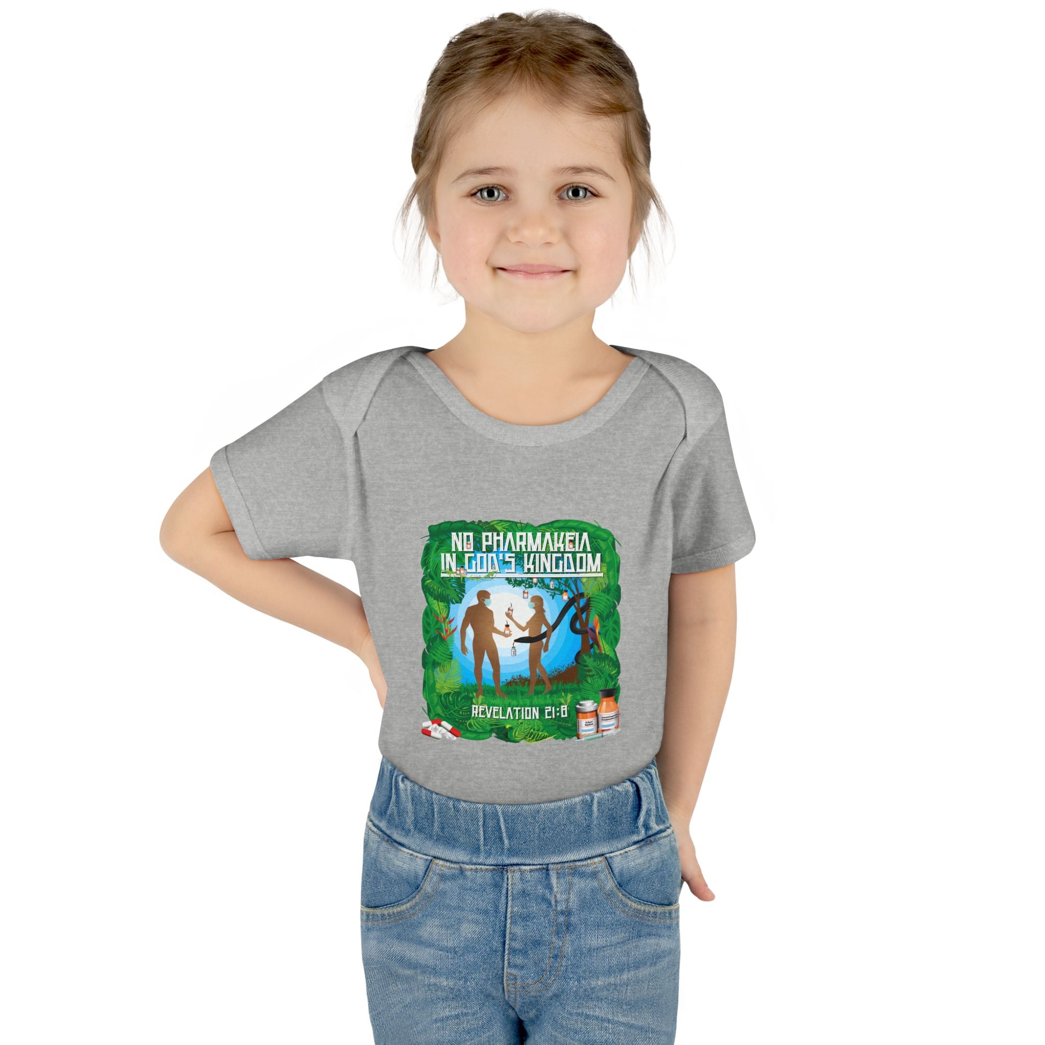 No Pharmakeia in God's Kingdom - Infant Soft Cotton Onsie Bodysuit