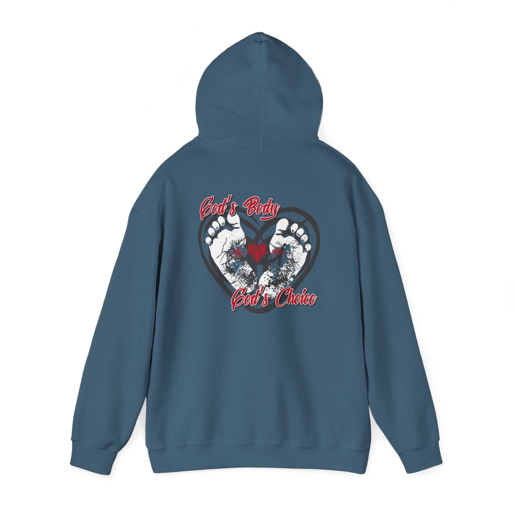 God's Body, God's Choice - Unisex Heavy Blend™ Hooded Sweatshirt