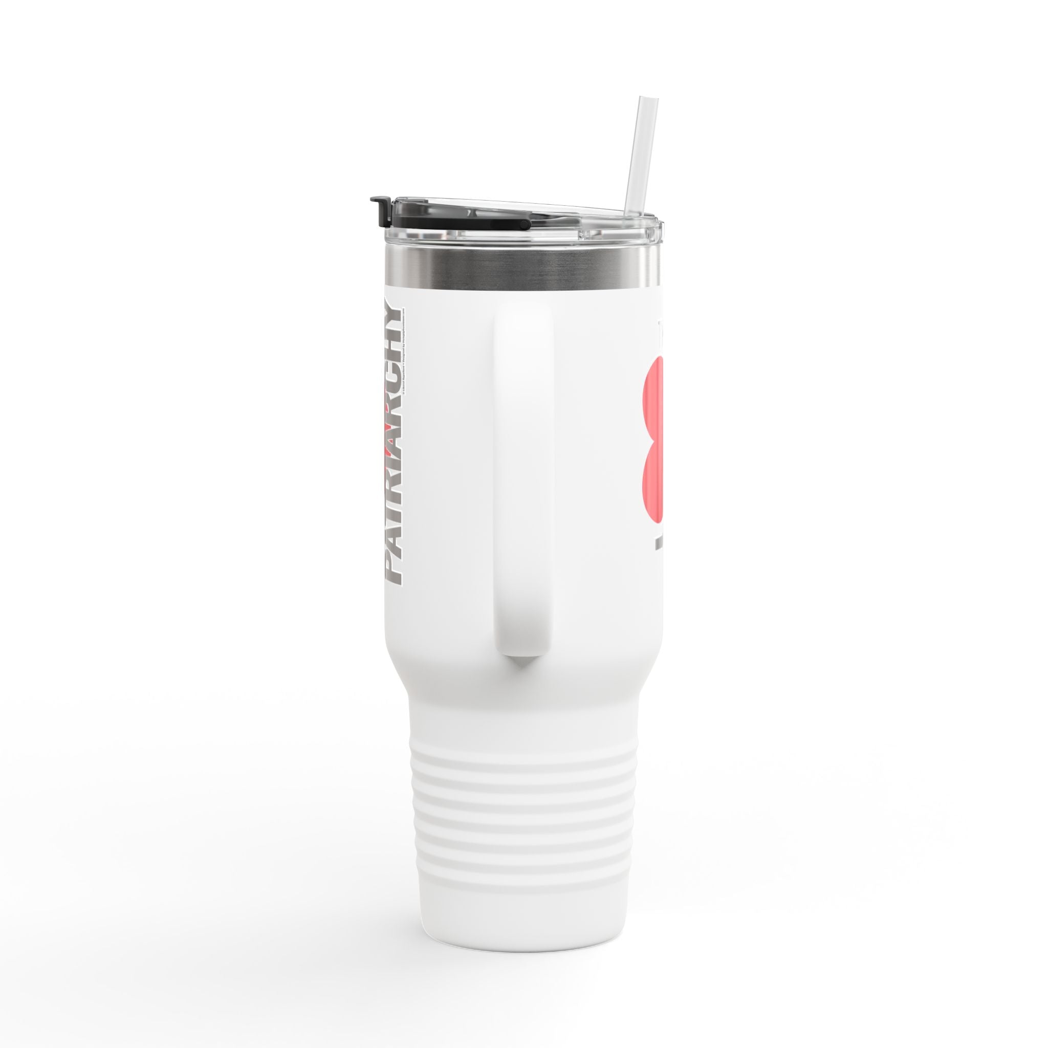 I Heart the Patriarchy - 40oz Insulated Travel Mug