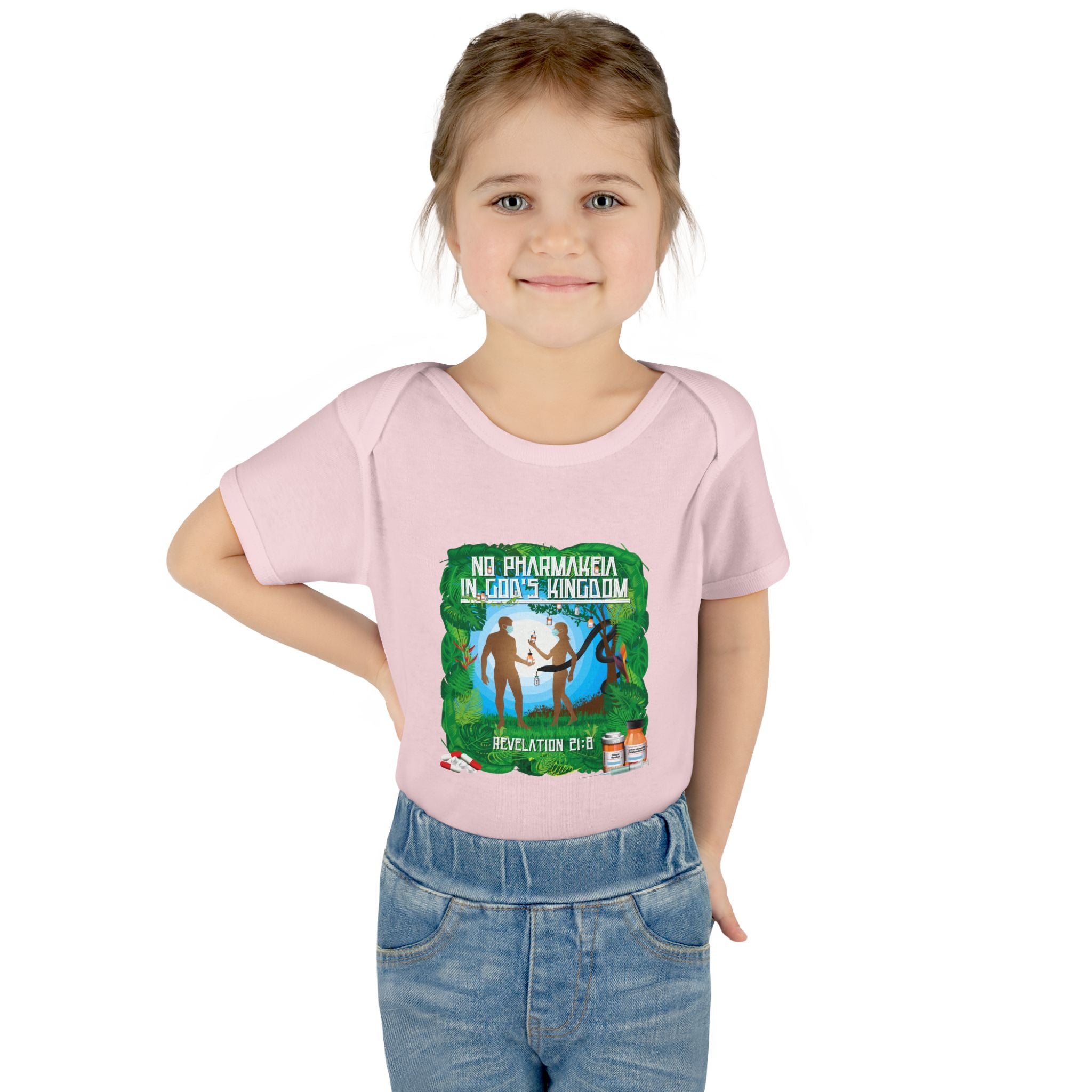 No Pharmakeia in God's Kingdom - Infant Soft Cotton Onsie Bodysuit