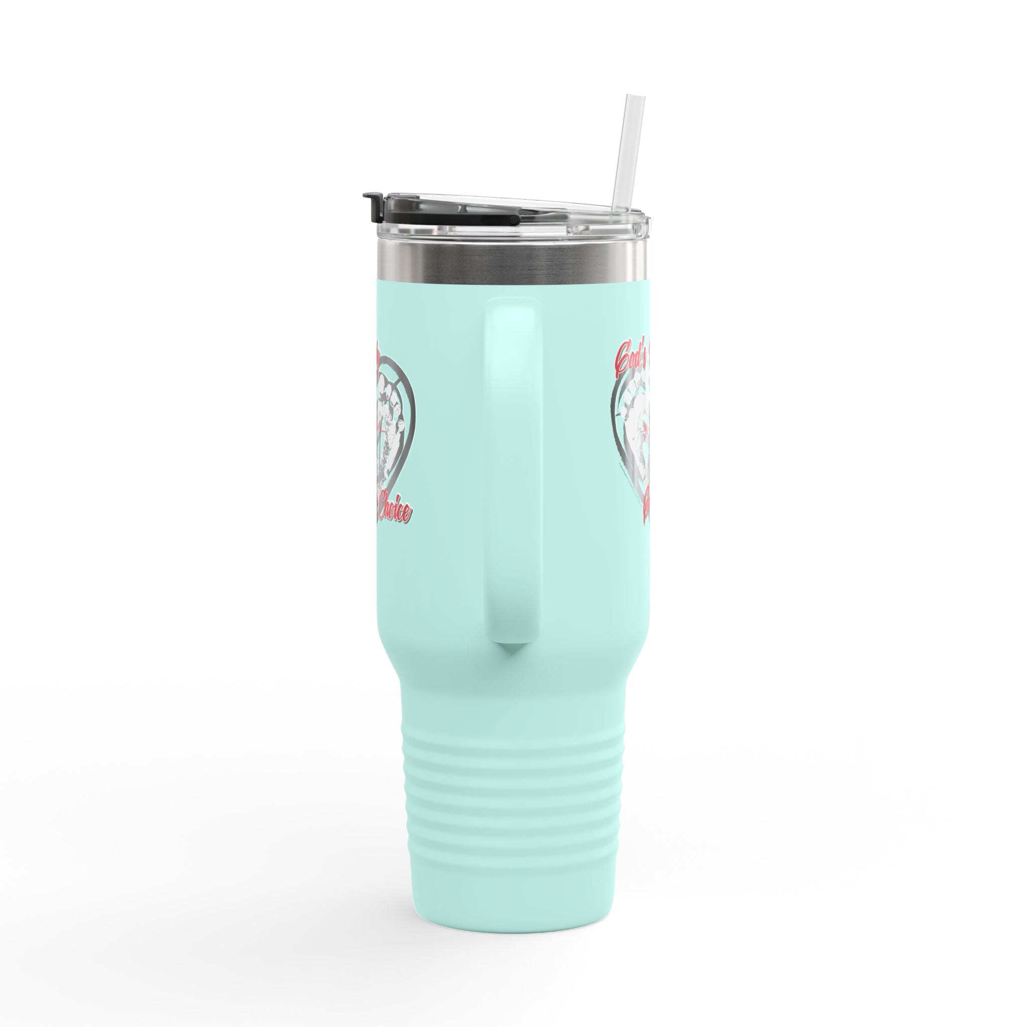 God's Body, God's Choice - 40oz Insulated Travel Mug