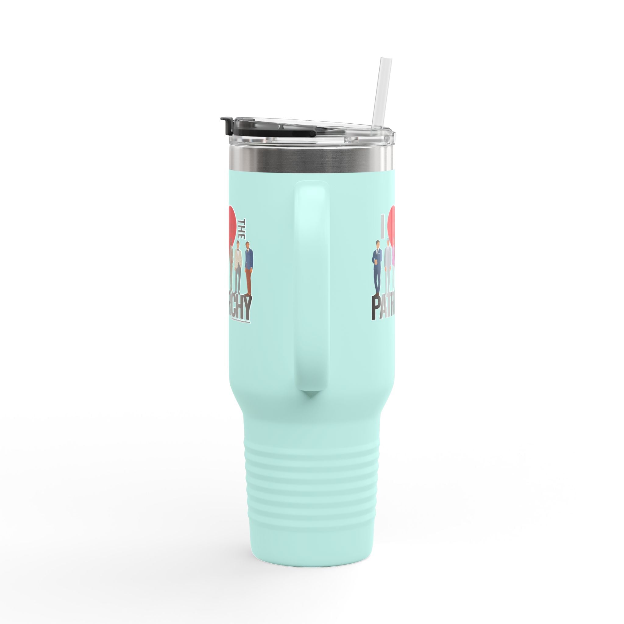 I Heart the Patriarchy (The Good 'Ol Boys Club Edition) - 40oz Insulated Travel Mug