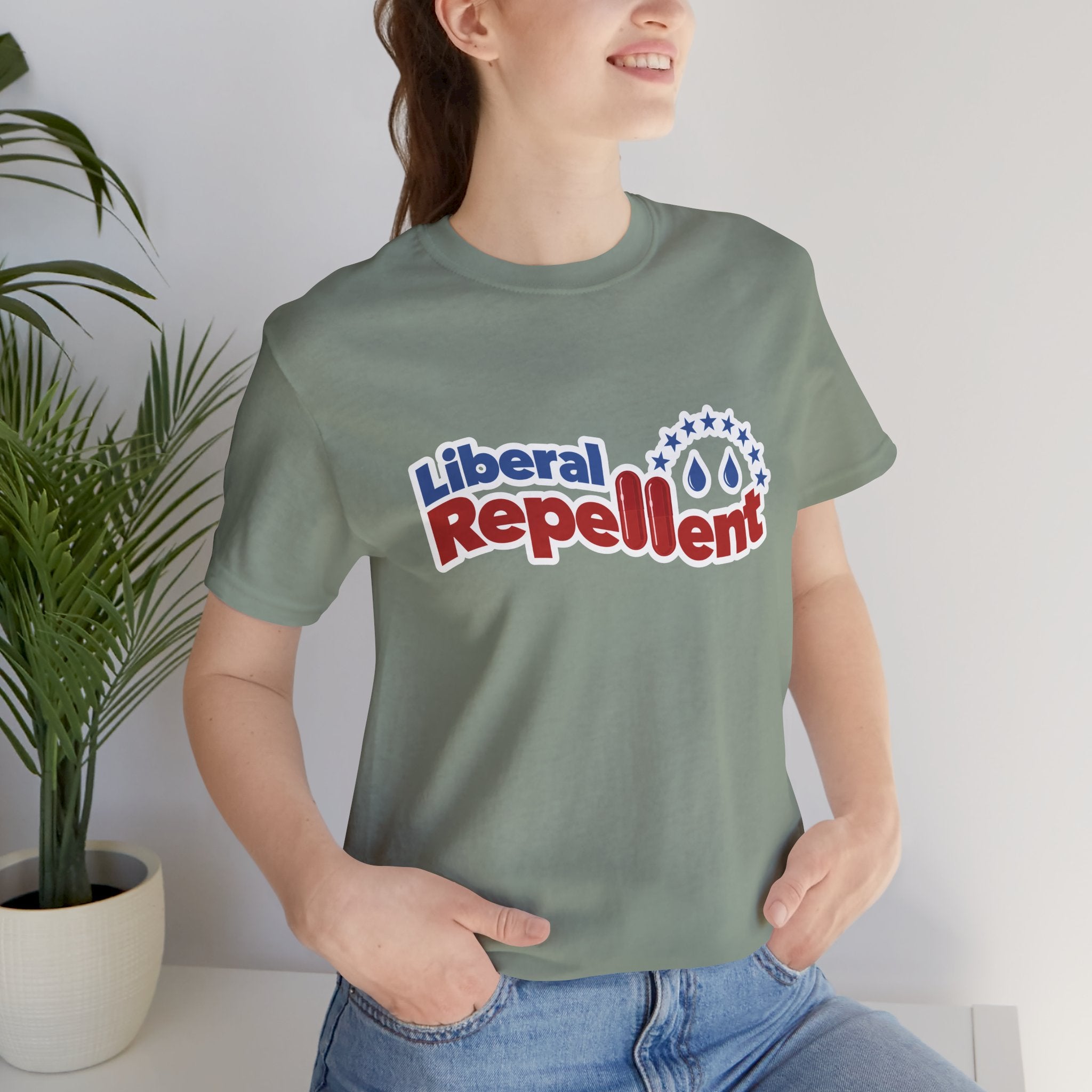 Liberal Repellent - Unisex Soft Cotton Short Sleeve T-Shirt