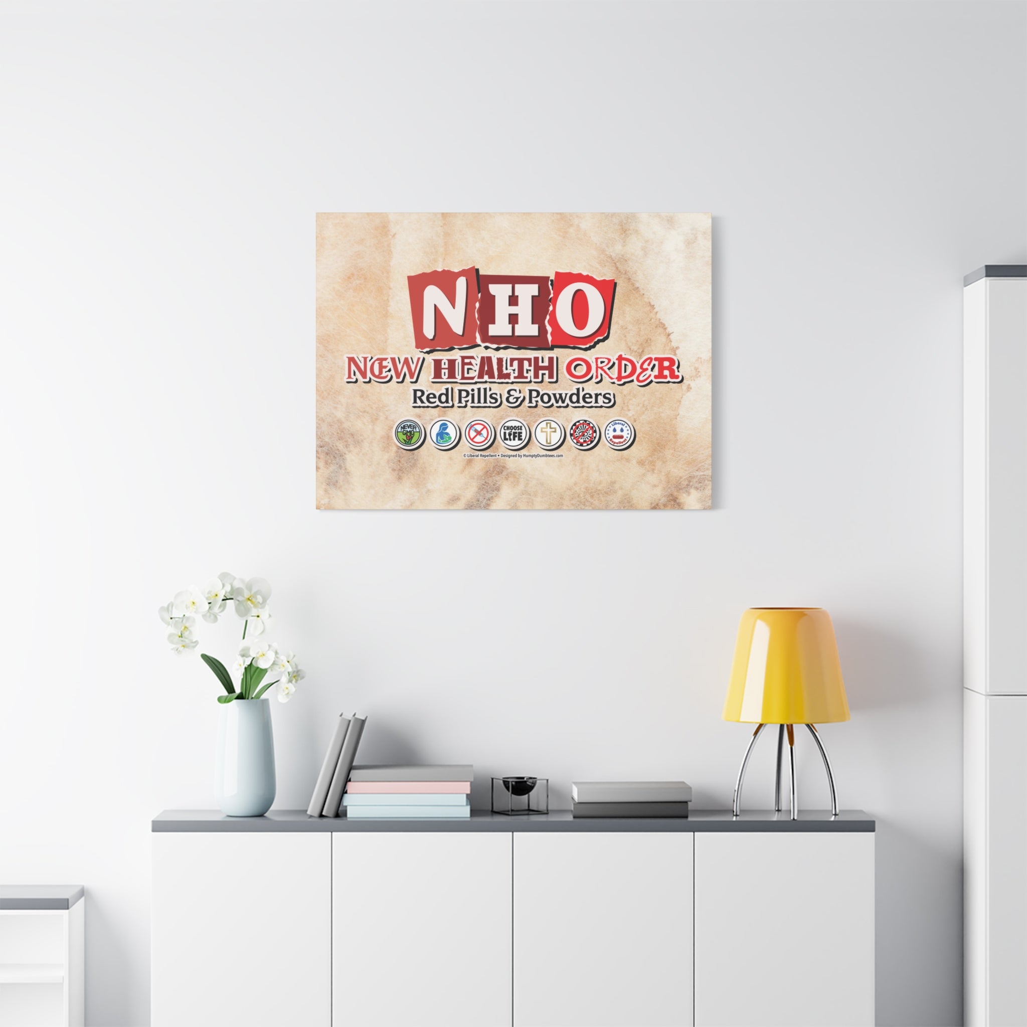 New Health Order - Gallery Wrapped Canvas Wall Art