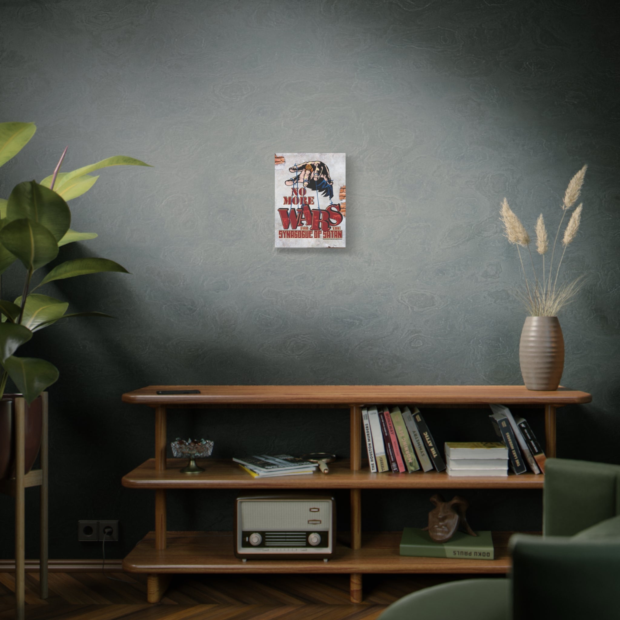 No More Wars for the Synagogue of Satan - Gallery Wrapped Canvas Wall Art