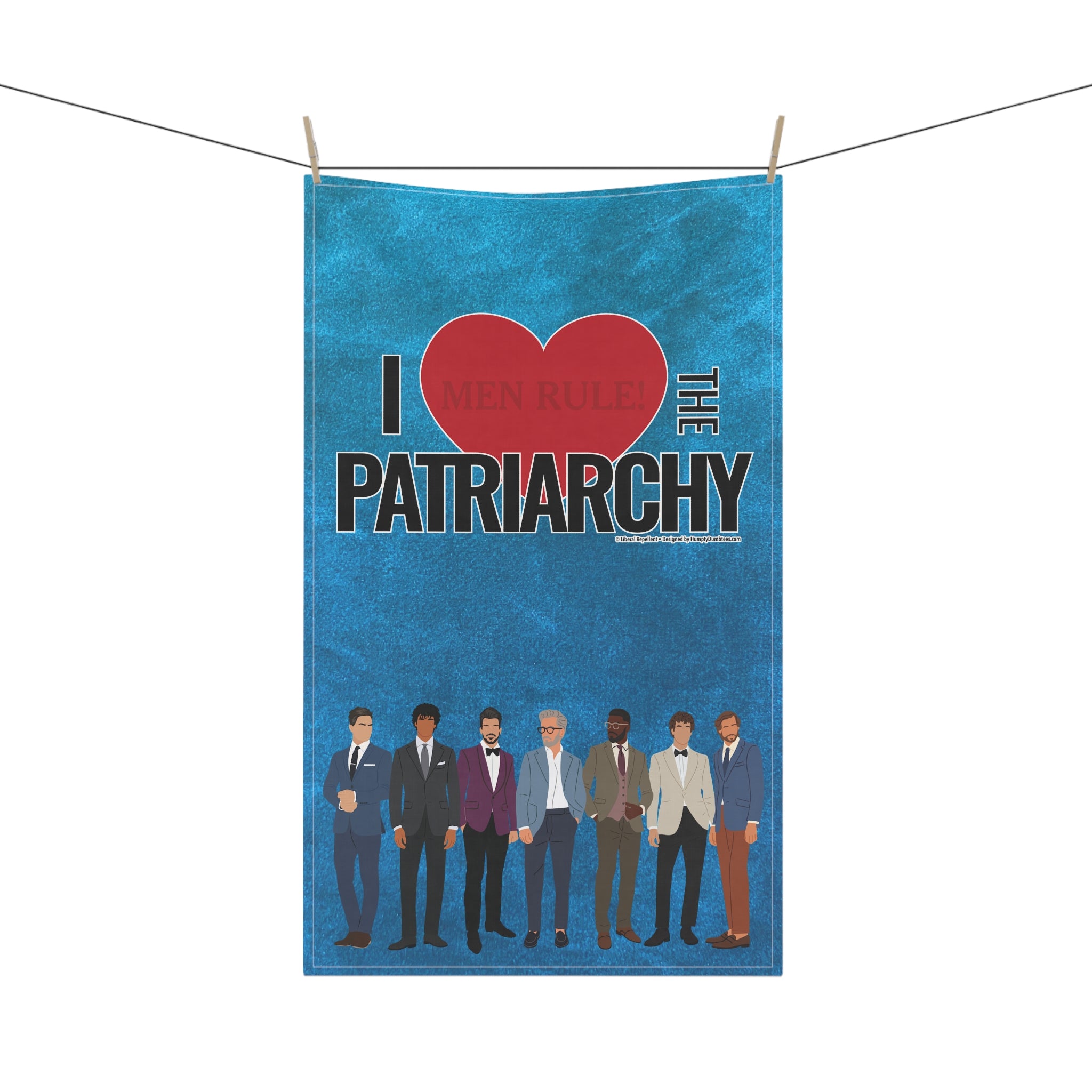 I Love the Patriarchy (The Good 'Ol Boys Club Edition) - Eco-Friendly 18" x 30" Tea Towel