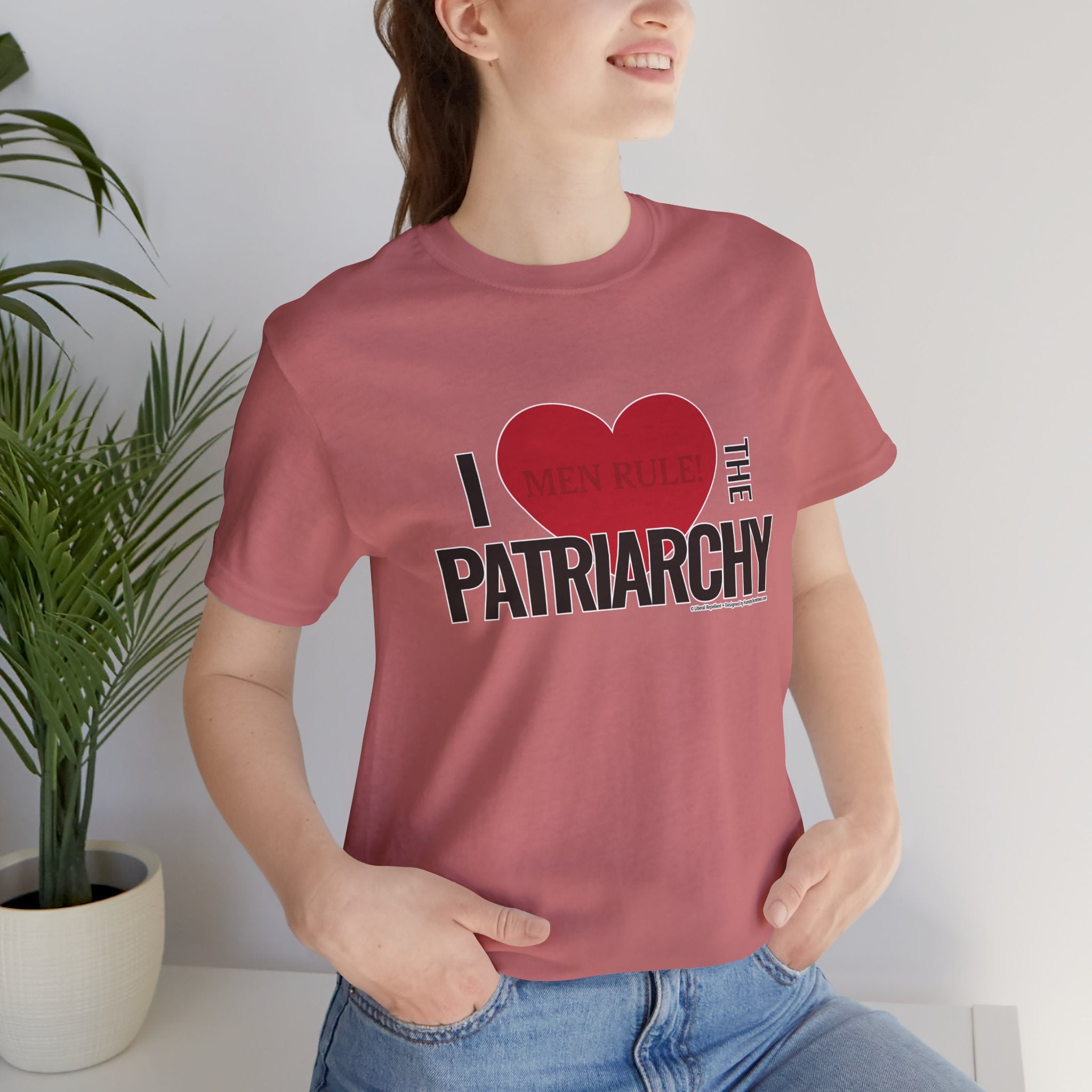 I Love The Patriarchy - Unisex Soft Cotton Short Sleeve T-Shirt