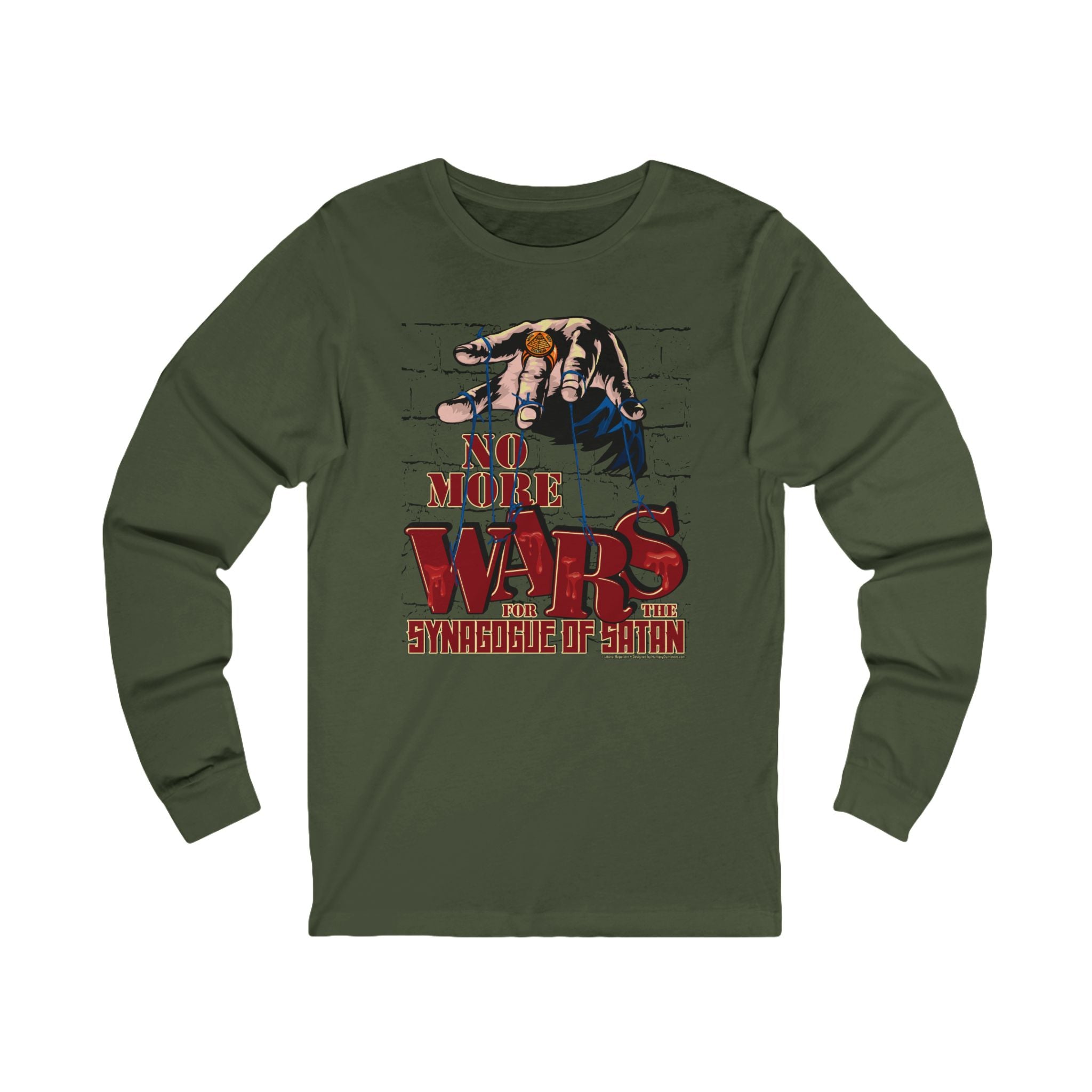 No More Wars for the Synagogue of Satan - Unisex Soft Cotton Long Sleeve T-Shirt
