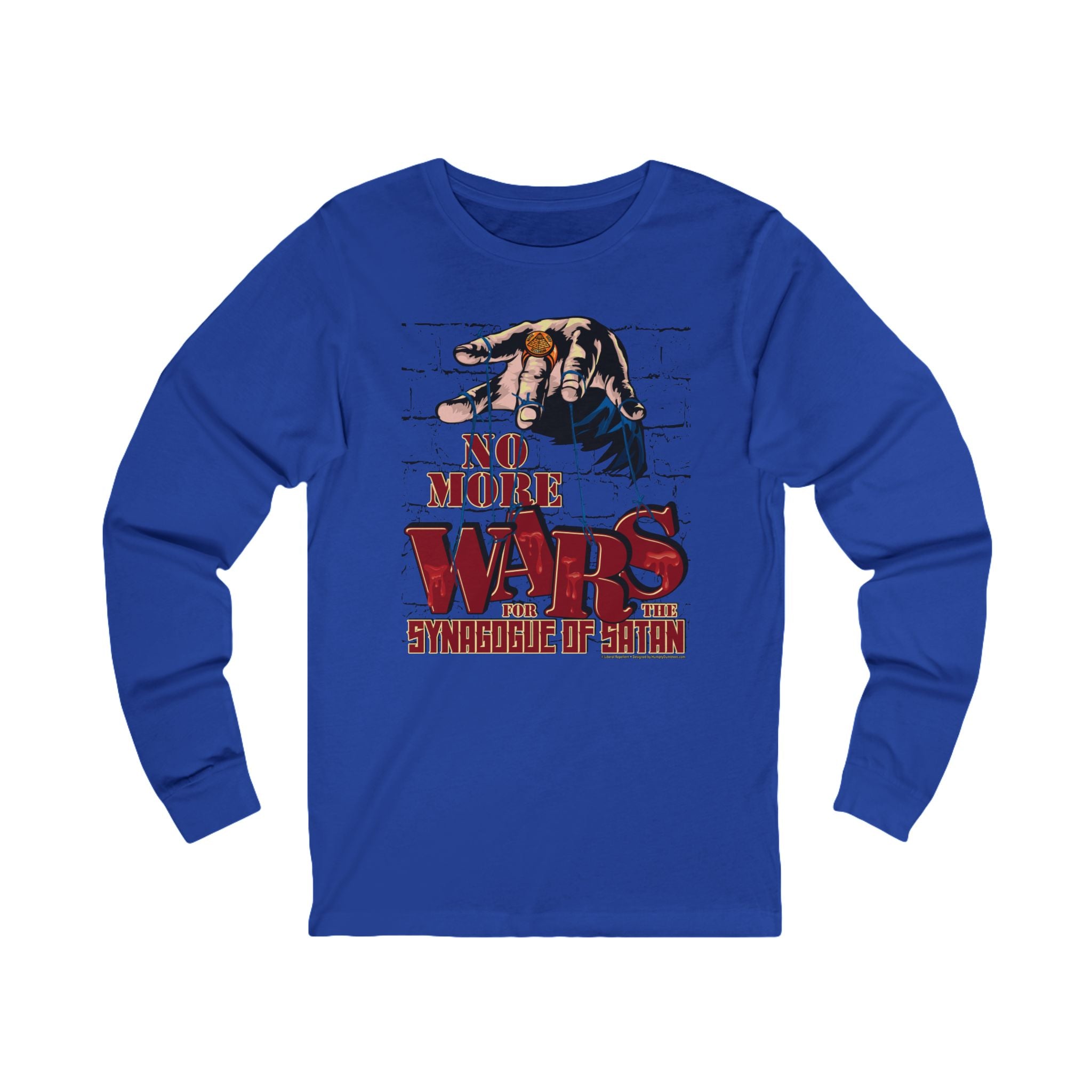 No More Wars for the Synagogue of Satan - Unisex Soft Cotton Long Sleeve T-Shirt