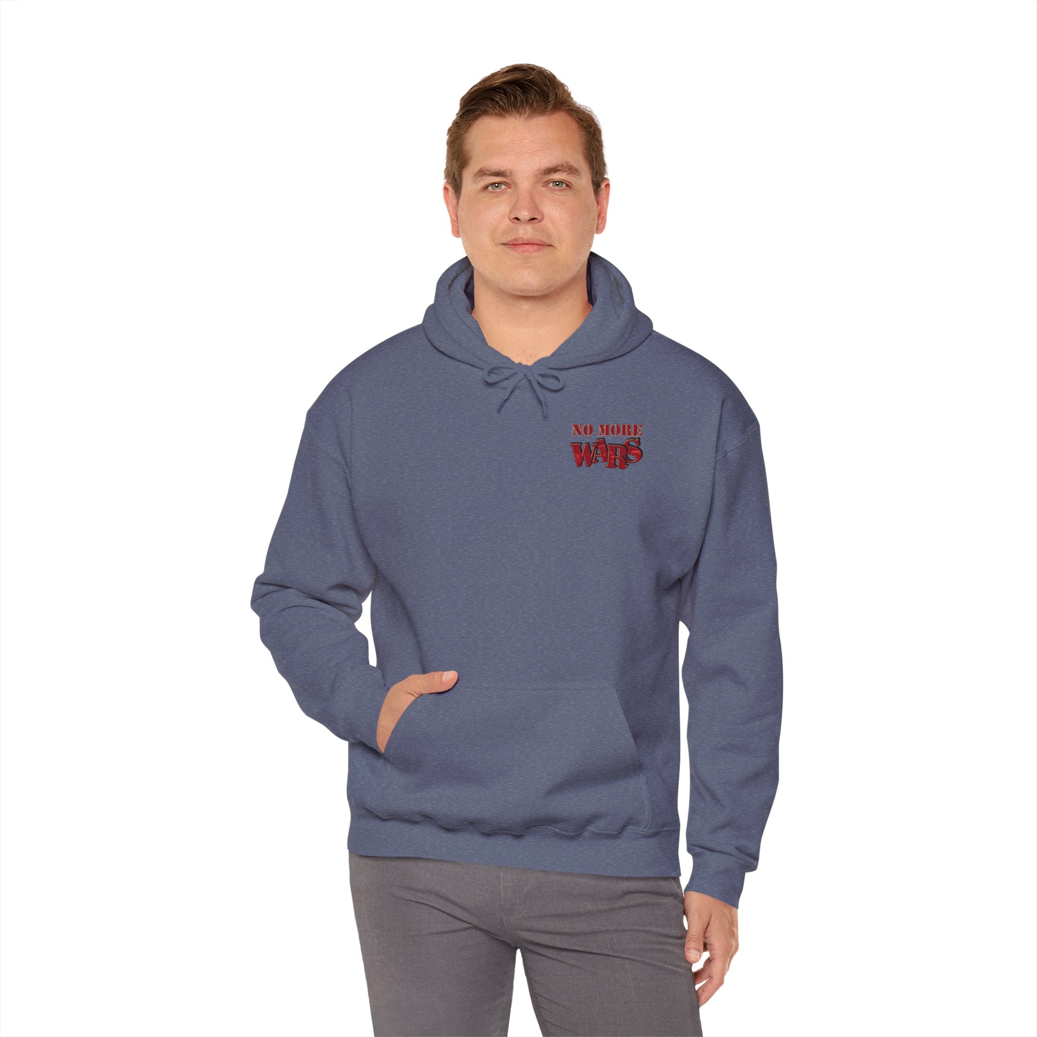 No More Wars for the Synagogue of Satan - Unisex Heavy Blend™ Hooded Sweatshirt