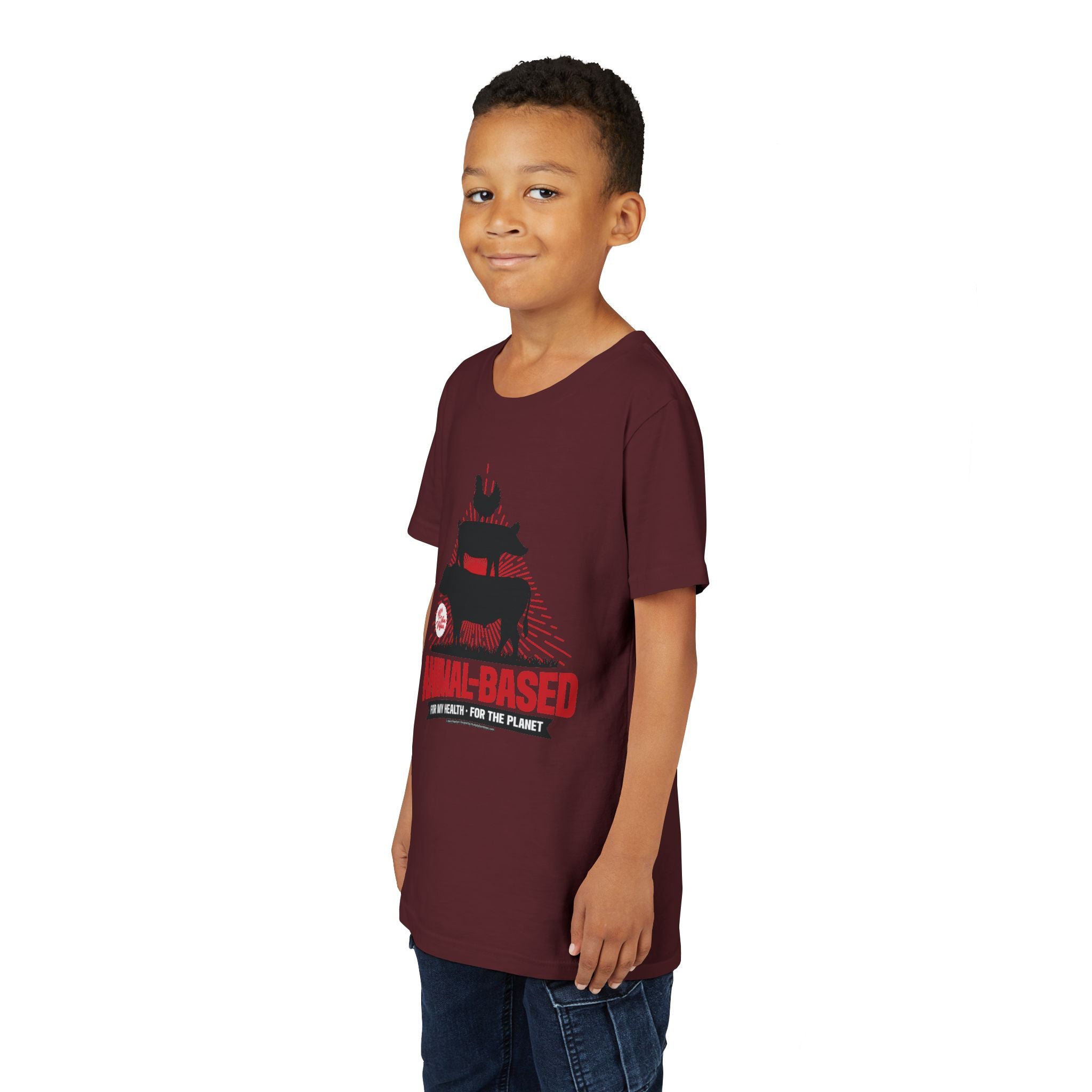 Animal Based - Youth Soft Cotton Short Sleeve T-Shirt