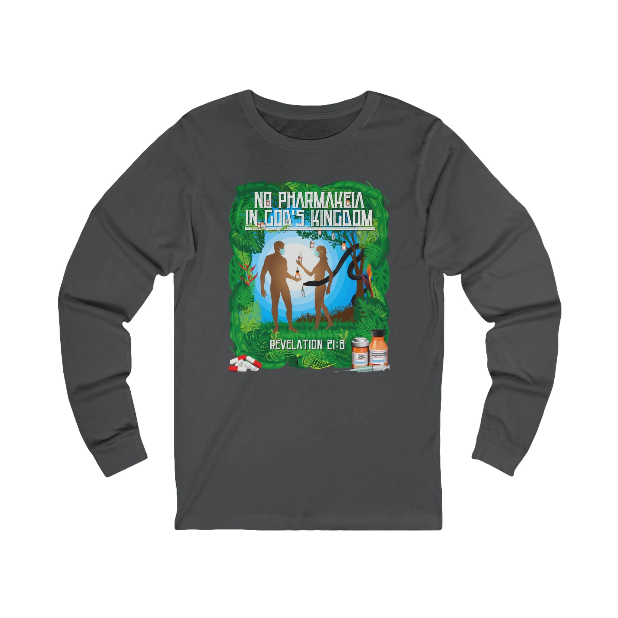 No Pharmakeia In God's Kingdom - Unisex Soft Cotton Long Sleeve T-Shirt