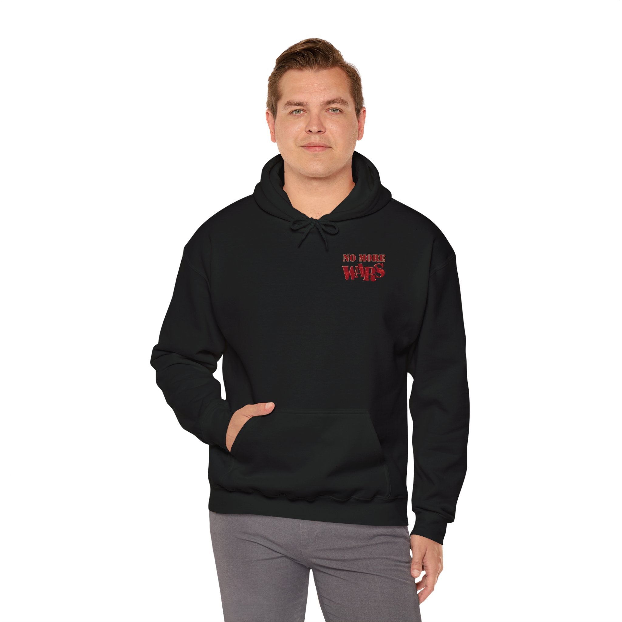 No More Wars for the Synagogue of Satan - Unisex Heavy Blend™ Hooded Sweatshirt