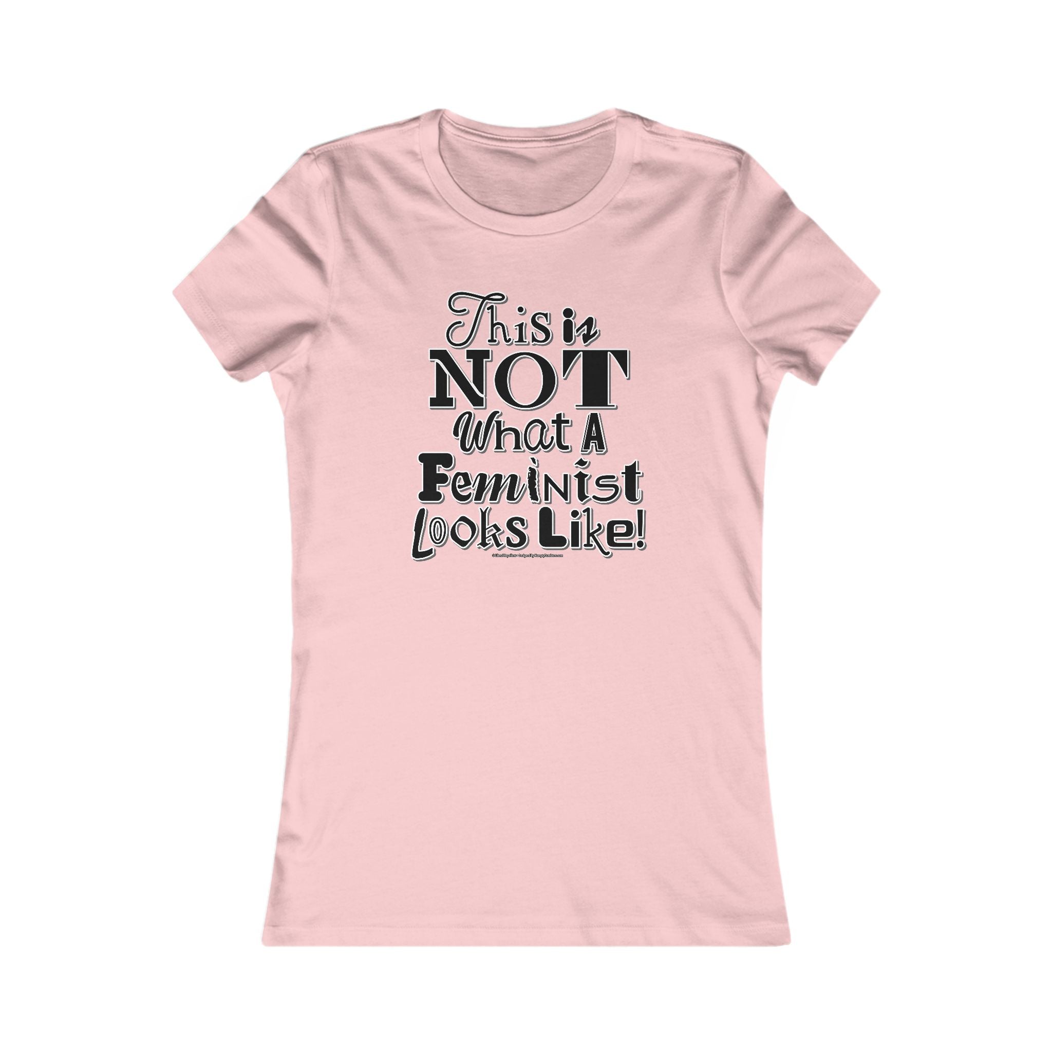 This is NOT What a Feminist Looks Like - Ladies Soft Cotton Cap Sleeve T-Shirt