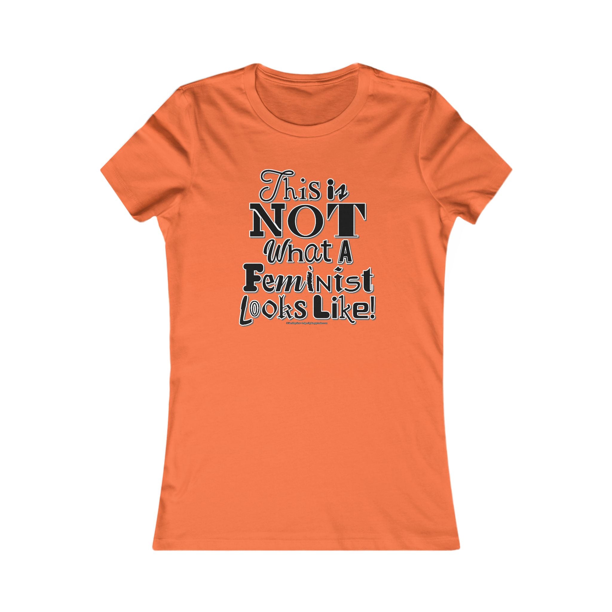 This is NOT What a Feminist Looks Like - Ladies Soft Cotton Cap Sleeve T-Shirt
