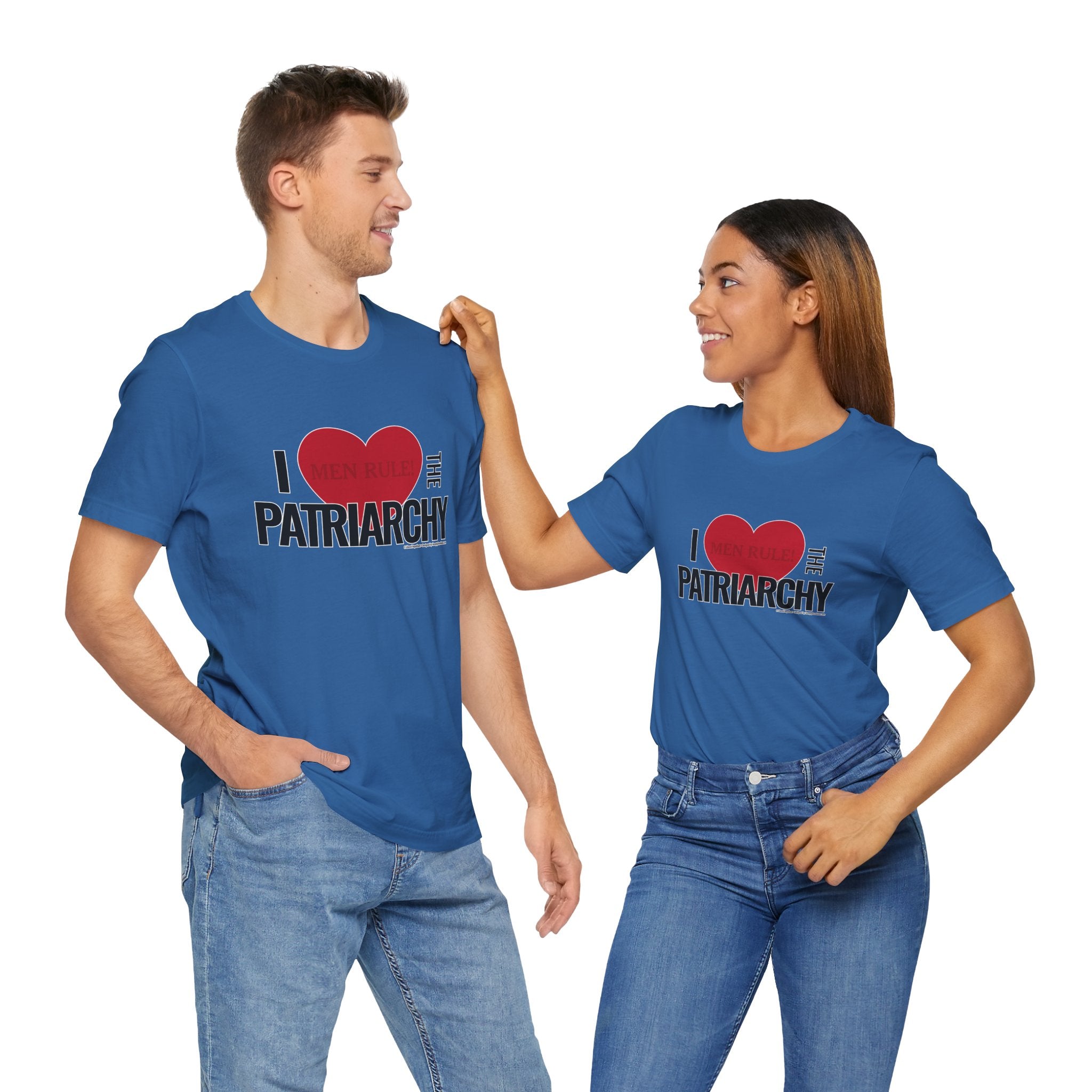 I Love The Patriarchy - Unisex Soft Cotton Short Sleeve T-Shirt