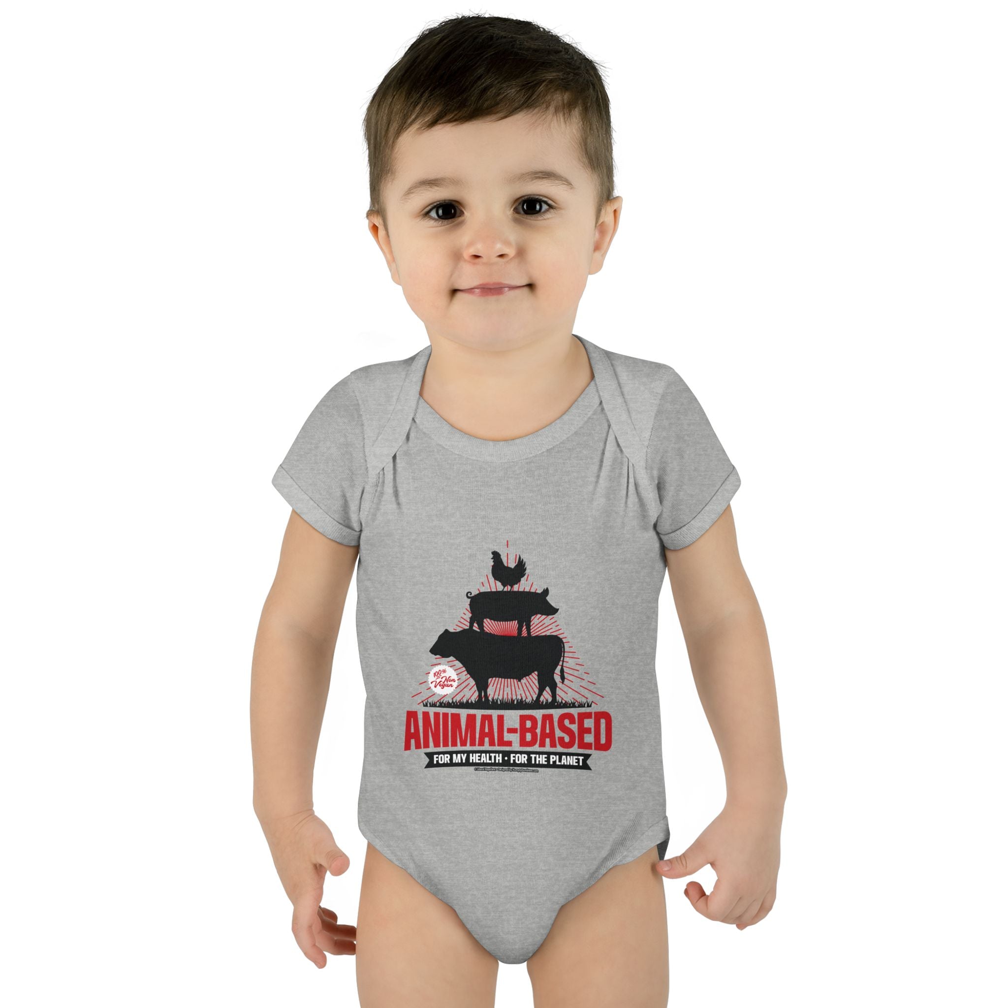Animal Based - Infant Soft Cotton Onsie Bodysuit