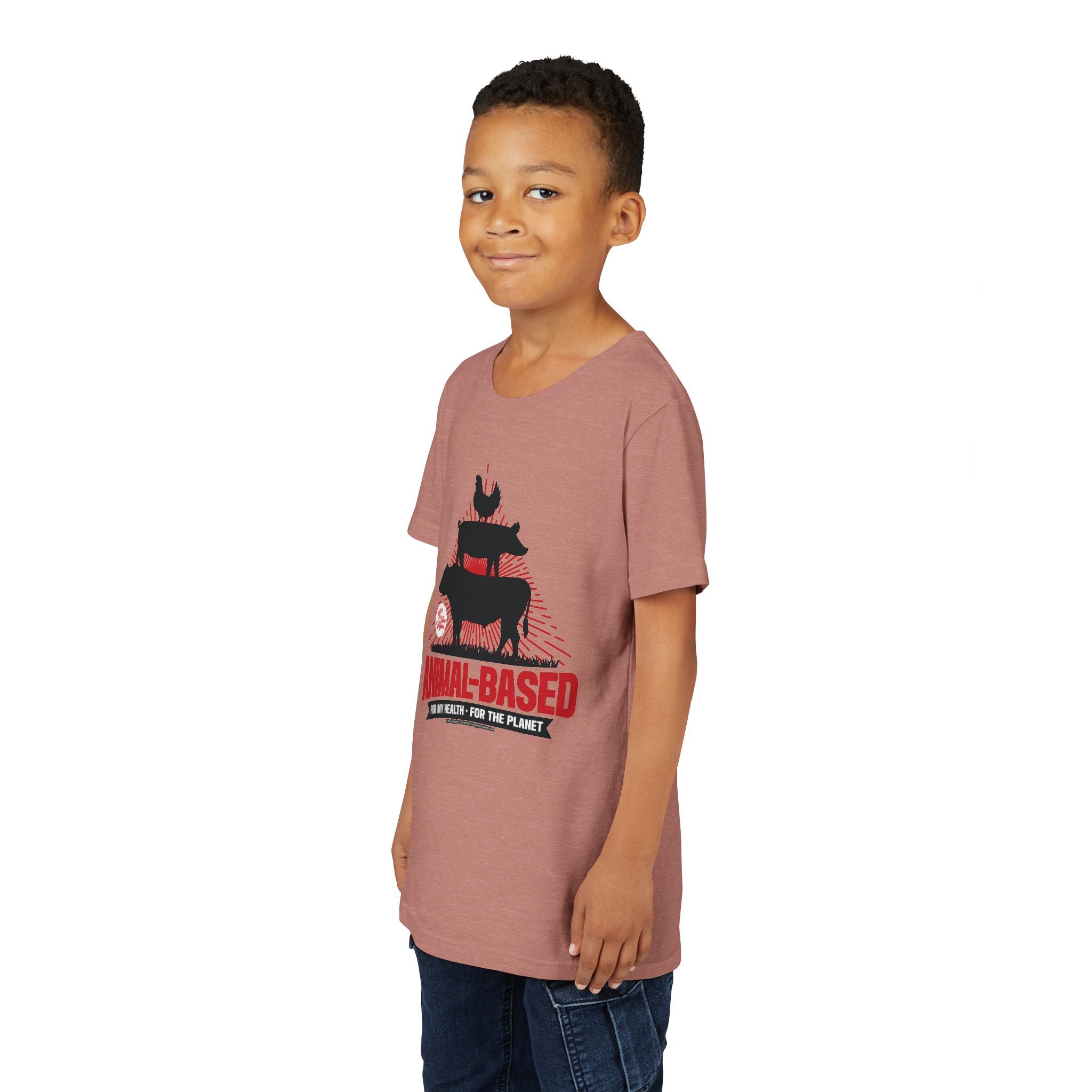 Animal Based - Youth Soft Cotton Short Sleeve T-Shirt