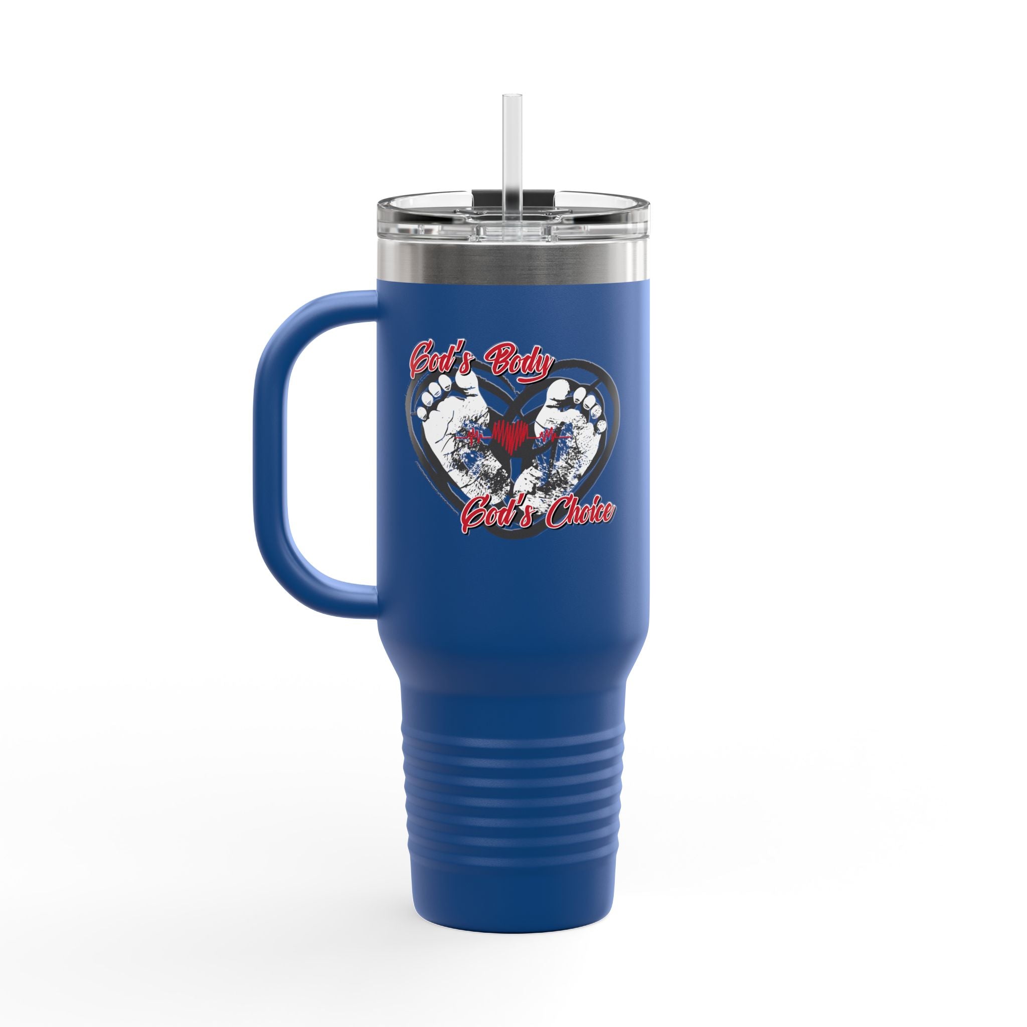 God's Body, God's Choice - 40oz Insulated Travel Mug