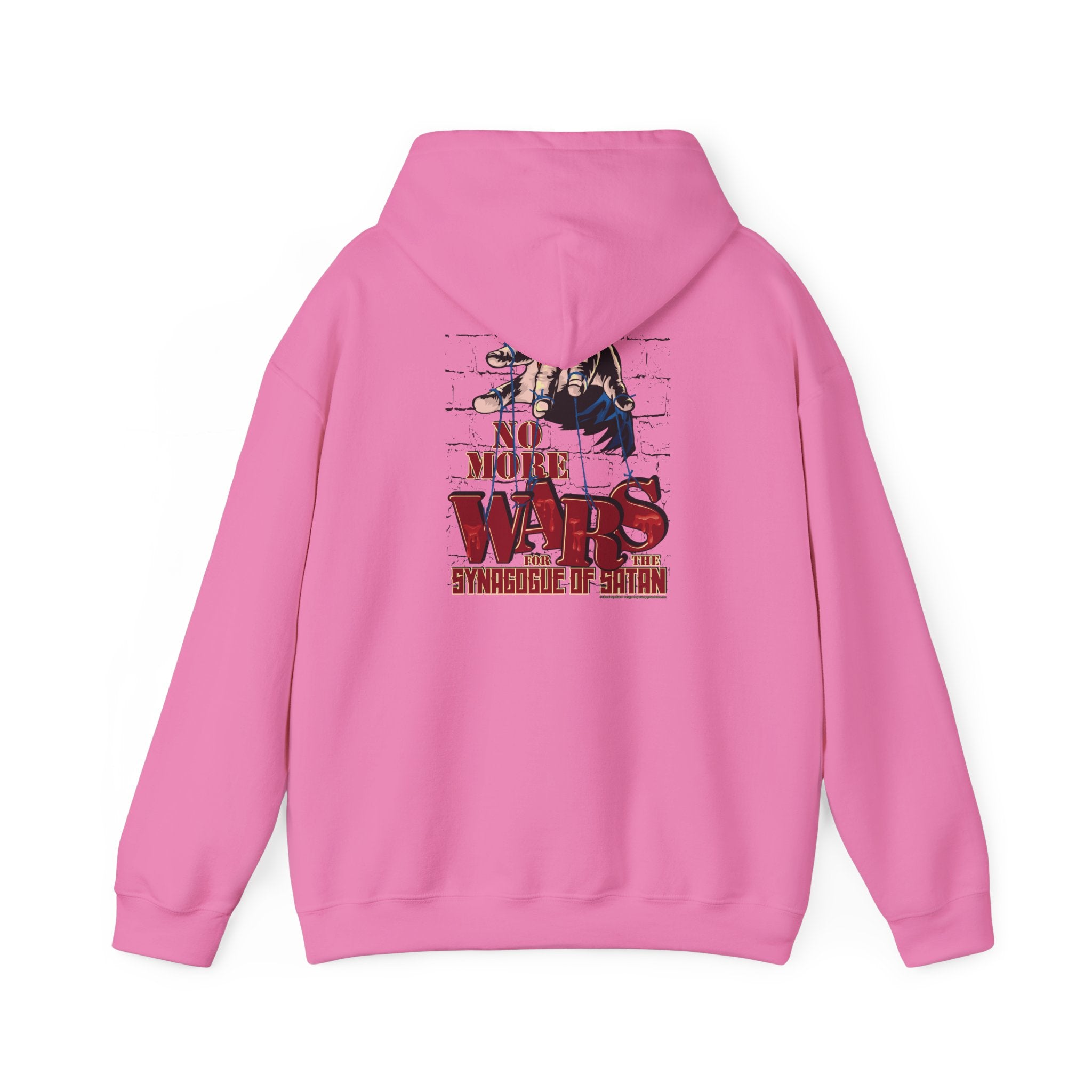 No More Wars for the Synagogue of Satan - Unisex Heavy Blend™ Hooded Sweatshirt