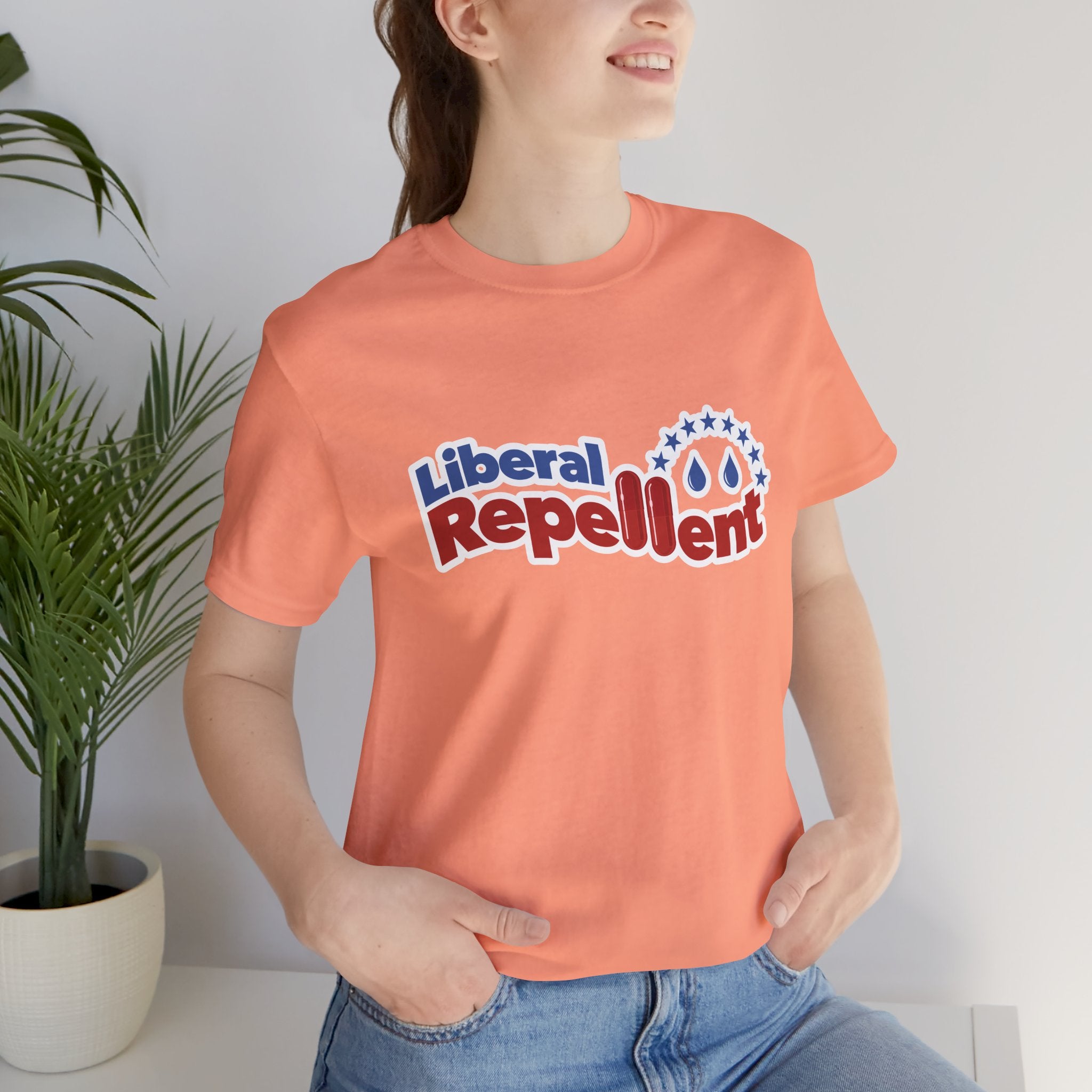 Liberal Repellent - Unisex Soft Cotton Short Sleeve T-Shirt