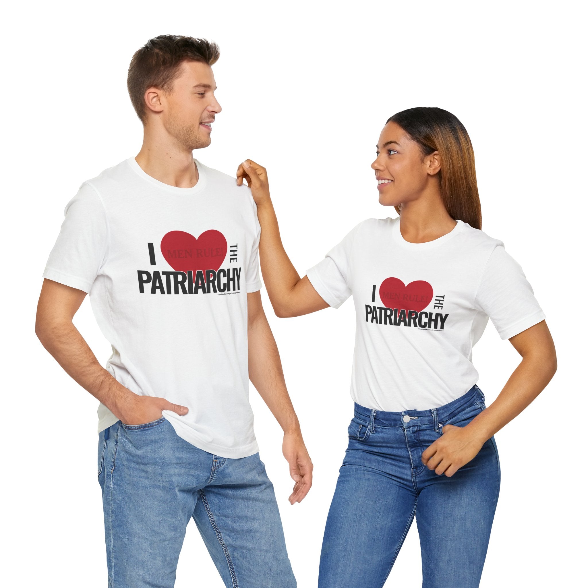 I Love The Patriarchy - Unisex Soft Cotton Short Sleeve T-Shirt