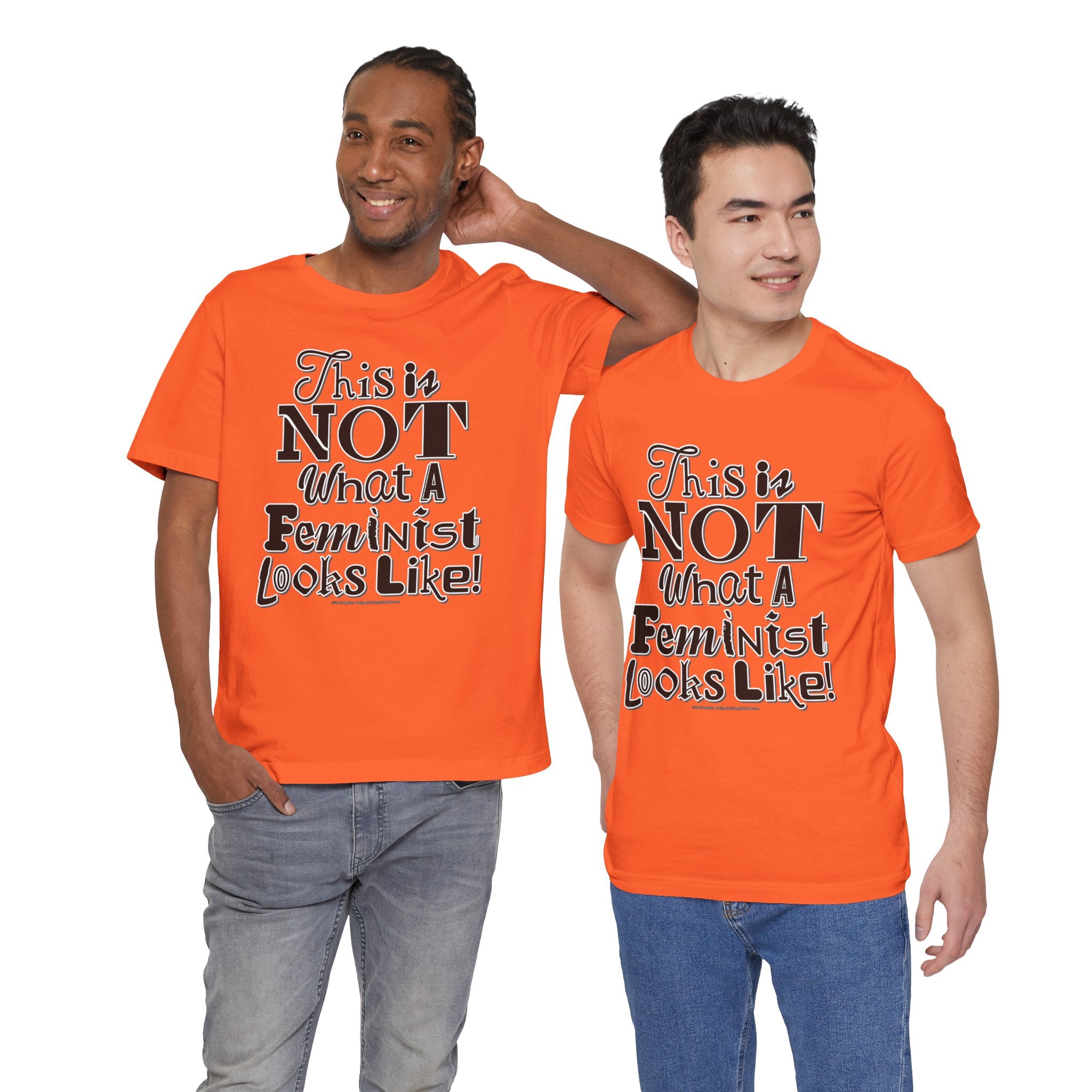 This Is NOT What A Feminist Looks Like - Unisex Soft Cotton Short Sleeve T-Shirt