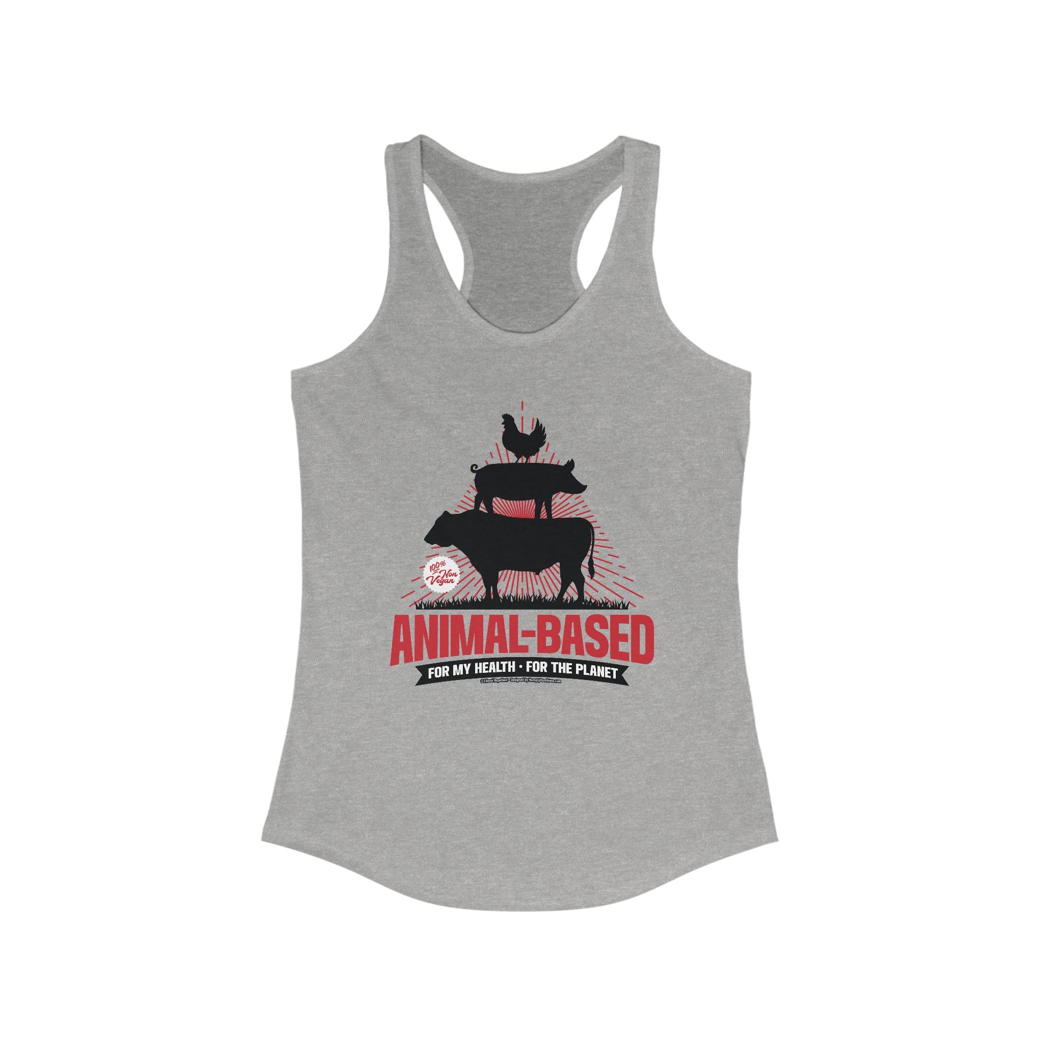 Animal Based - Ladies Ideal Racerback Tank