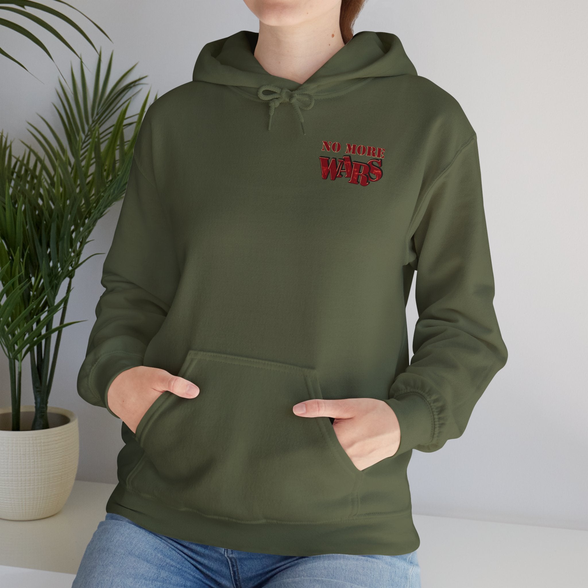 No More Wars for the Synagogue of Satan - Unisex Heavy Blend™ Hooded Sweatshirt