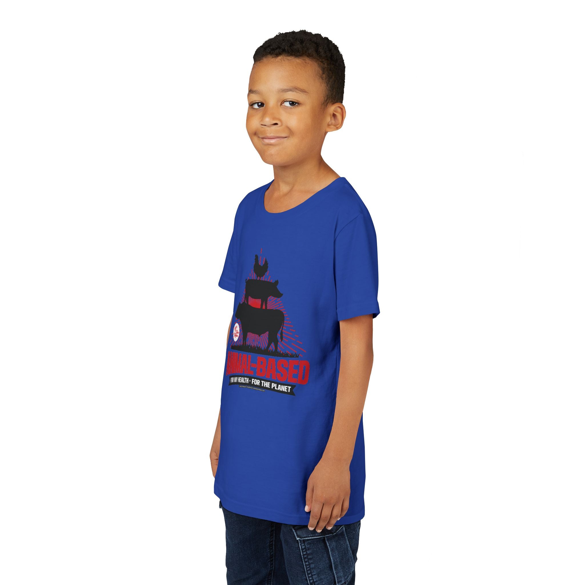 Animal Based - Youth Soft Cotton Short Sleeve T-Shirt