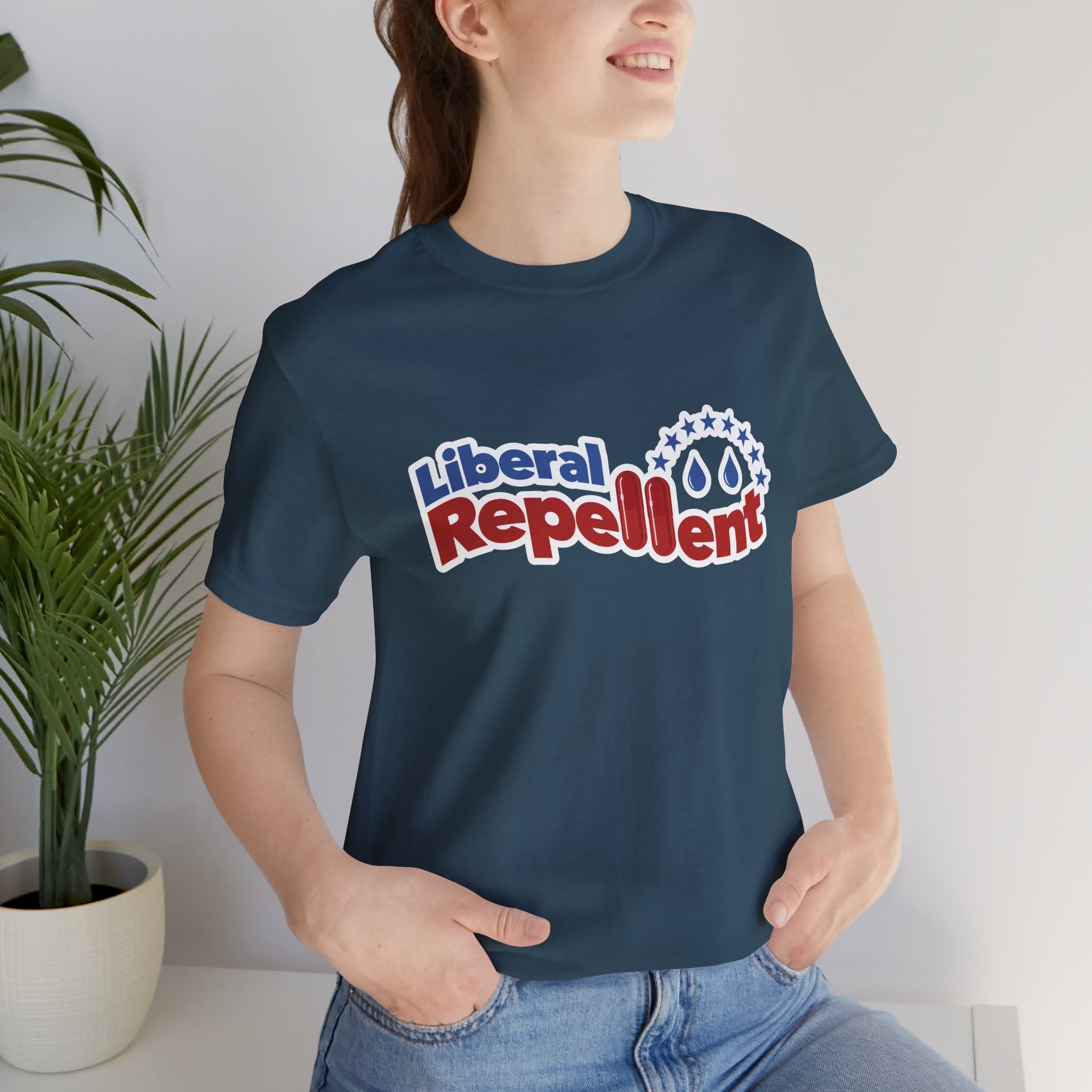 Liberal Repellent - Unisex Soft Cotton Short Sleeve T-Shirt