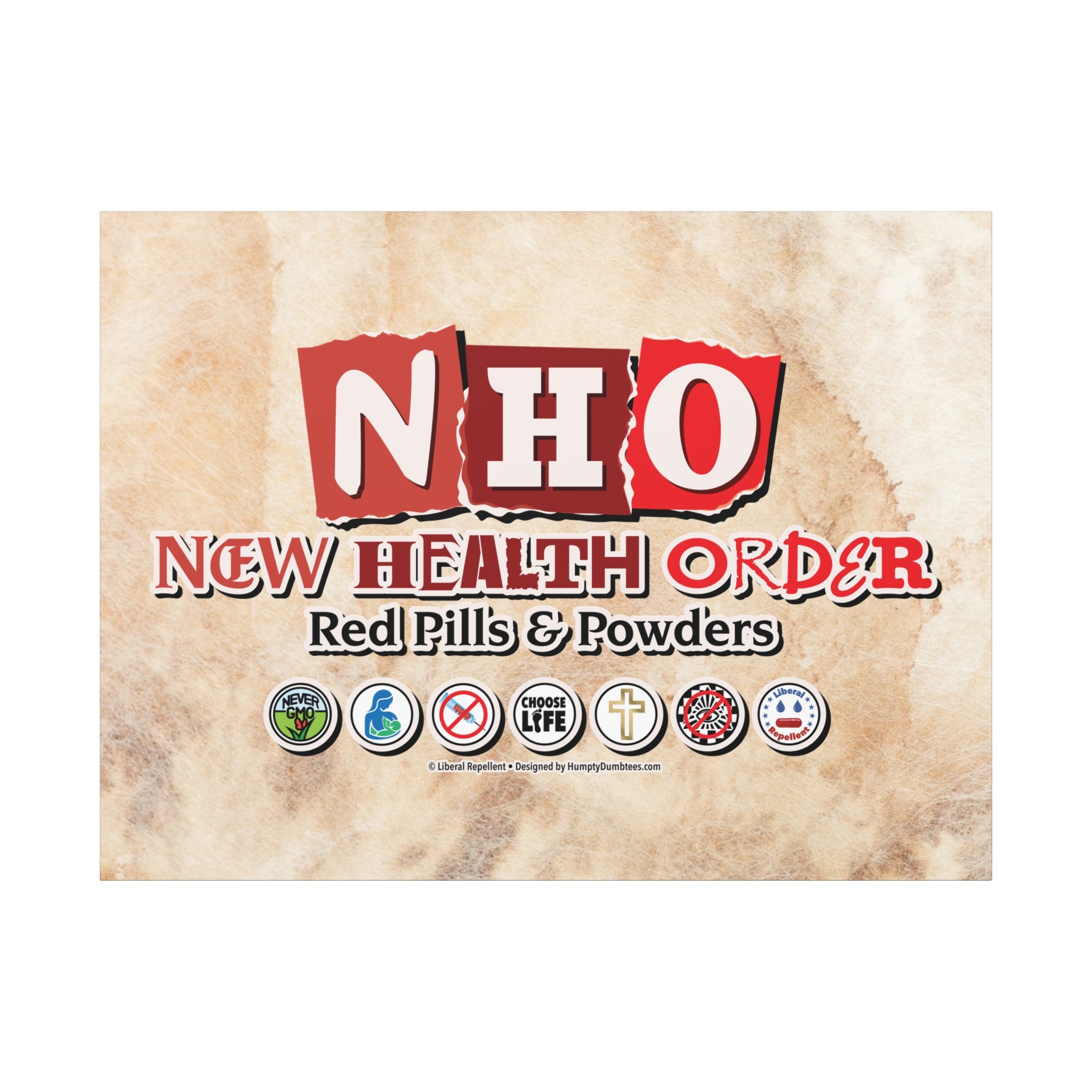 New Health Order - Gallery Wrapped Canvas Wall Art