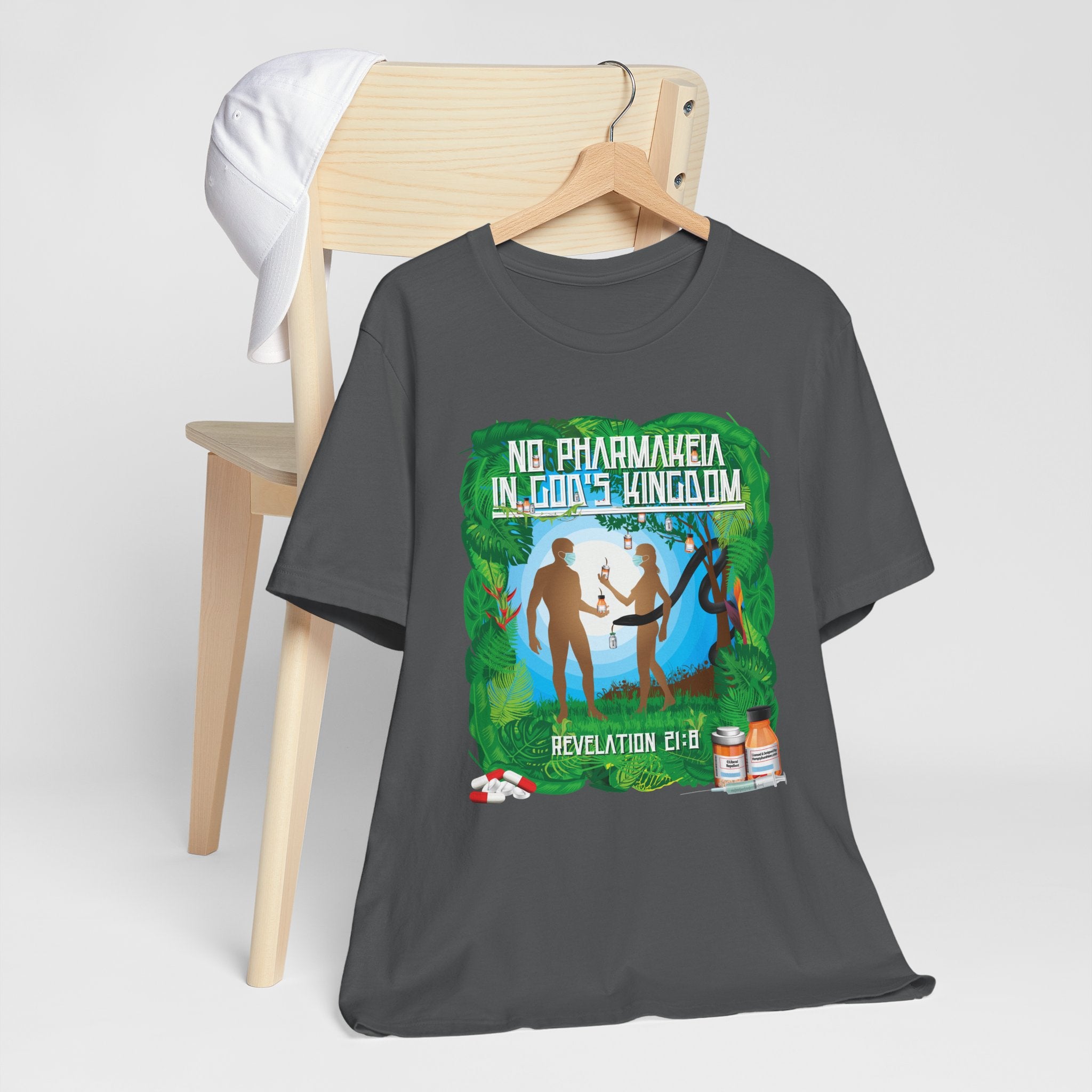 No Pharmakeia in God's Kingdom - Unisex Soft Cotton Short Sleeve T-Shirt