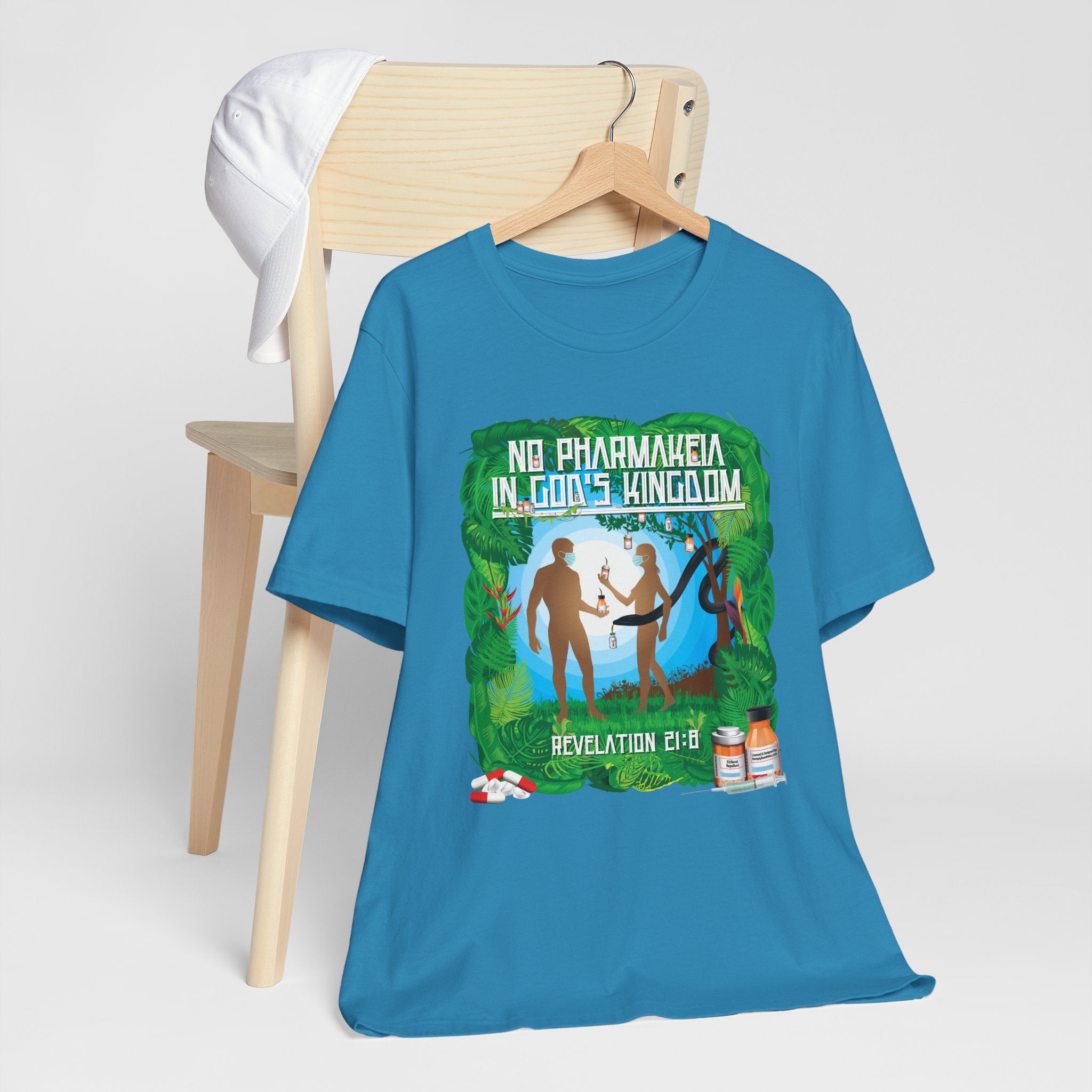 No Pharmakeia in God's Kingdom - Unisex Soft Cotton Short Sleeve T-Shirt
