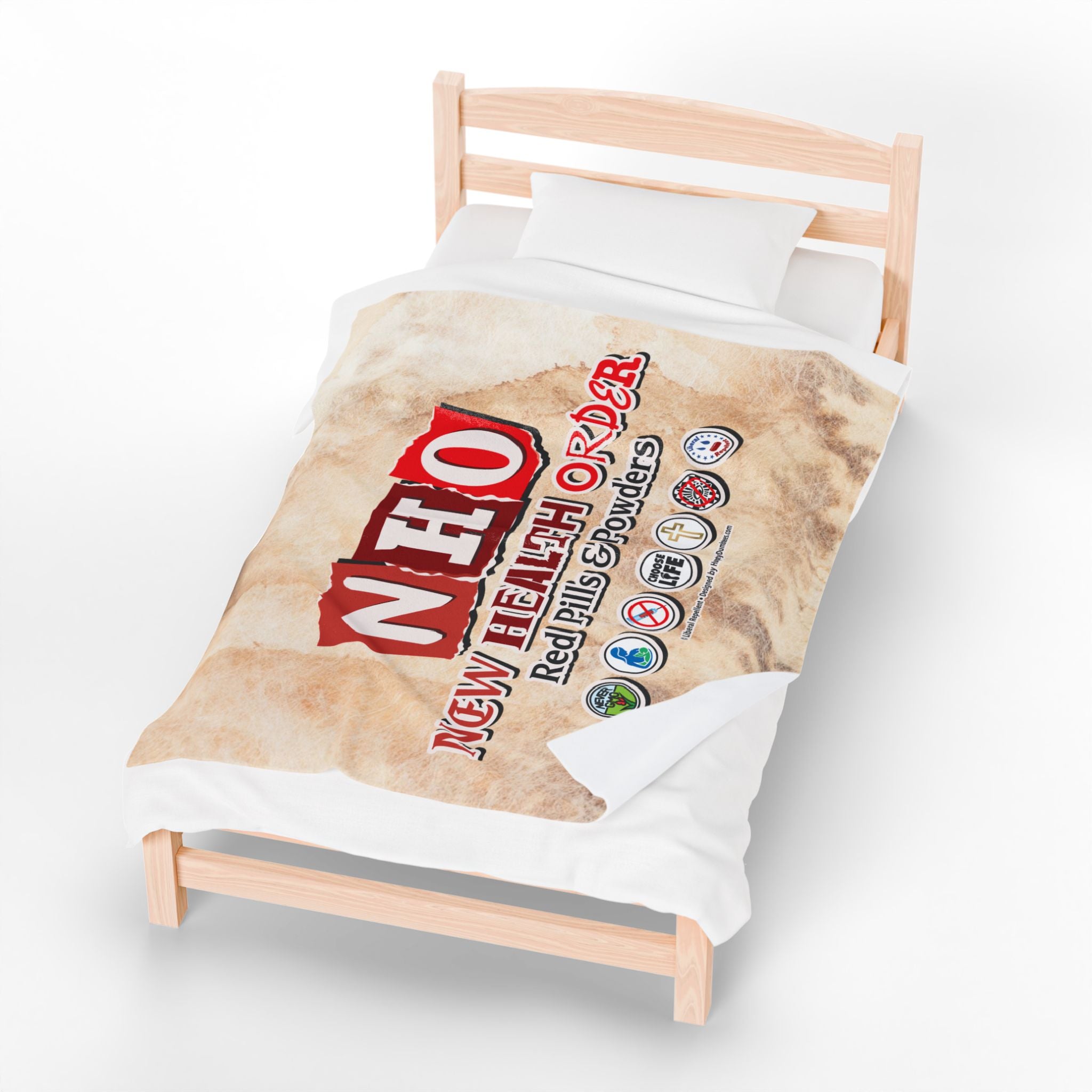 New Health Order - Eco-Friendly Velveteen Plush Blanket
