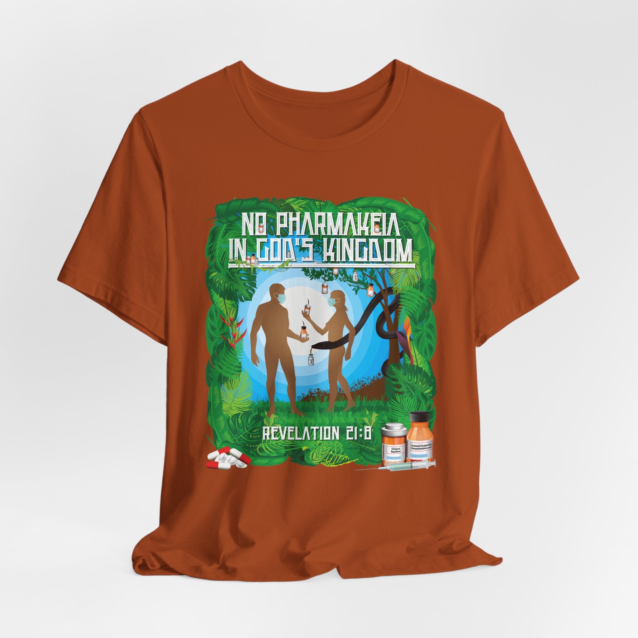 No Pharmakeia in God's Kingdom - Unisex Soft Cotton Short Sleeve T-Shirt