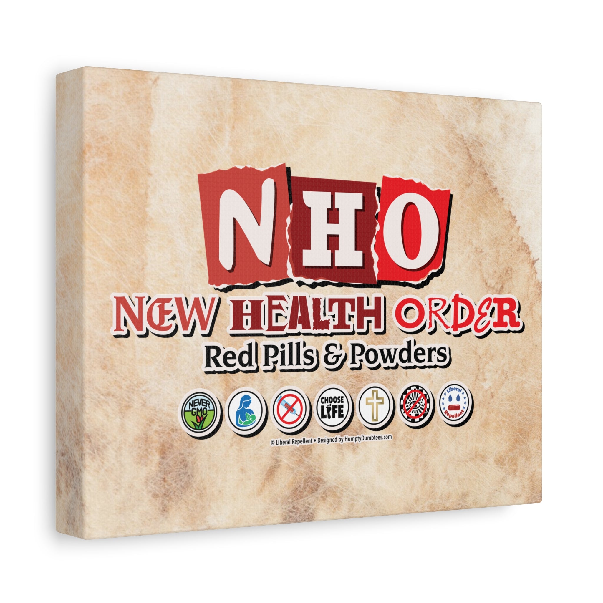 New Health Order - Gallery Wrapped Canvas Wall Art