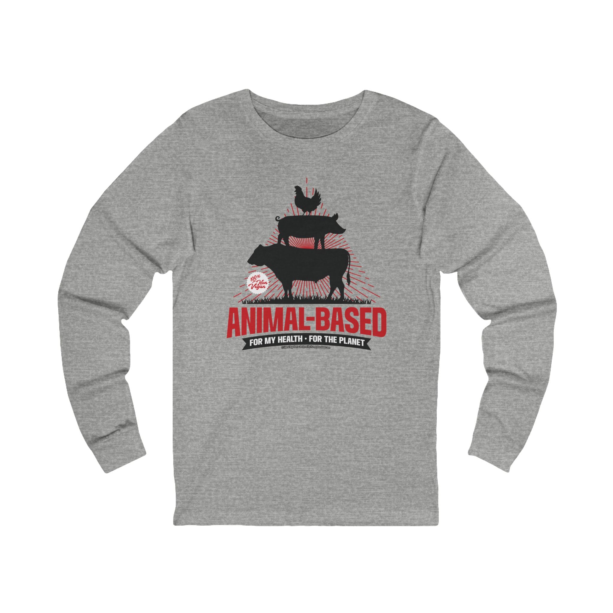 Animal Based - Unisex Soft Cotton Long Sleeve T-Shirt