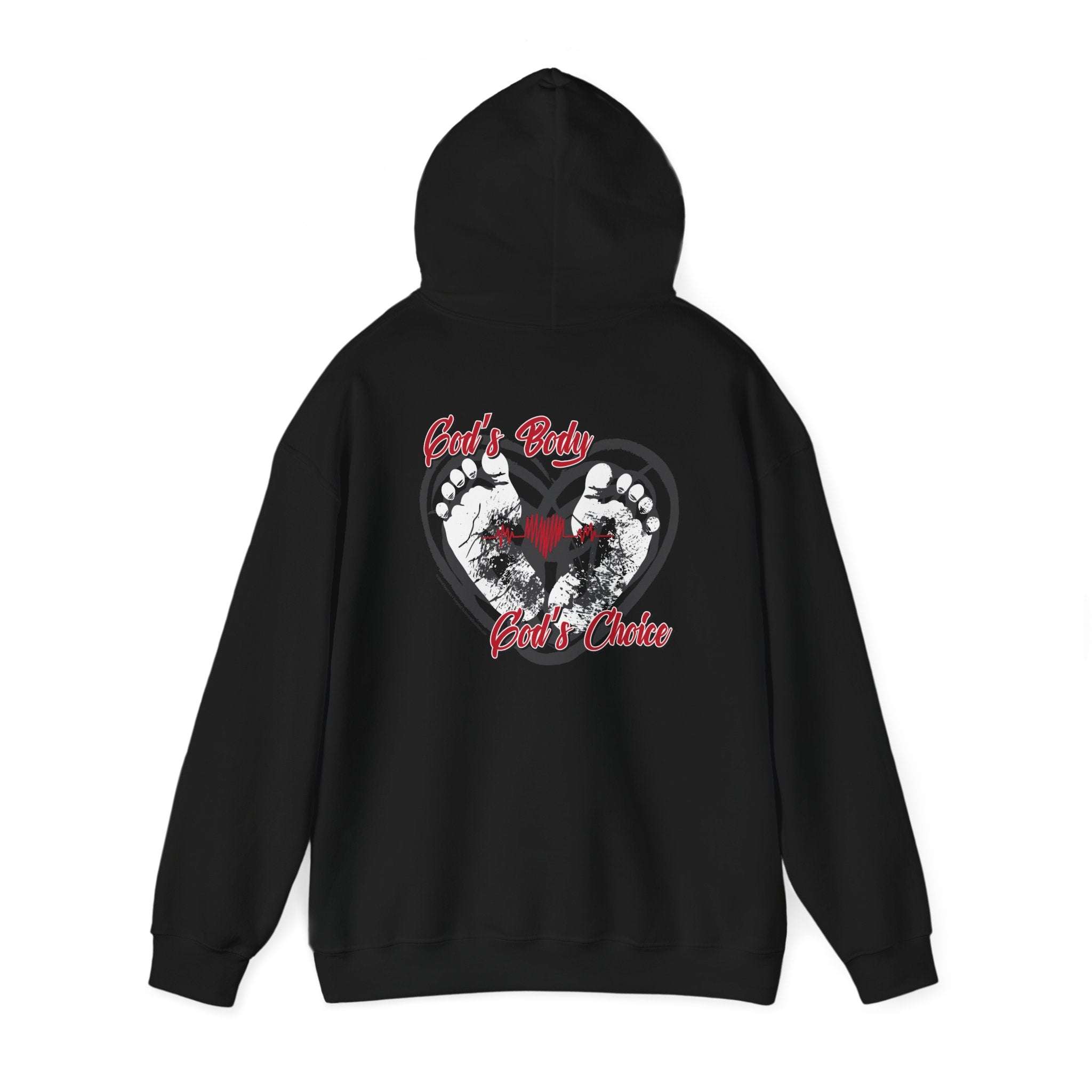 God's Body, God's Choice - Unisex Heavy Blend™ Hooded Sweatshirt