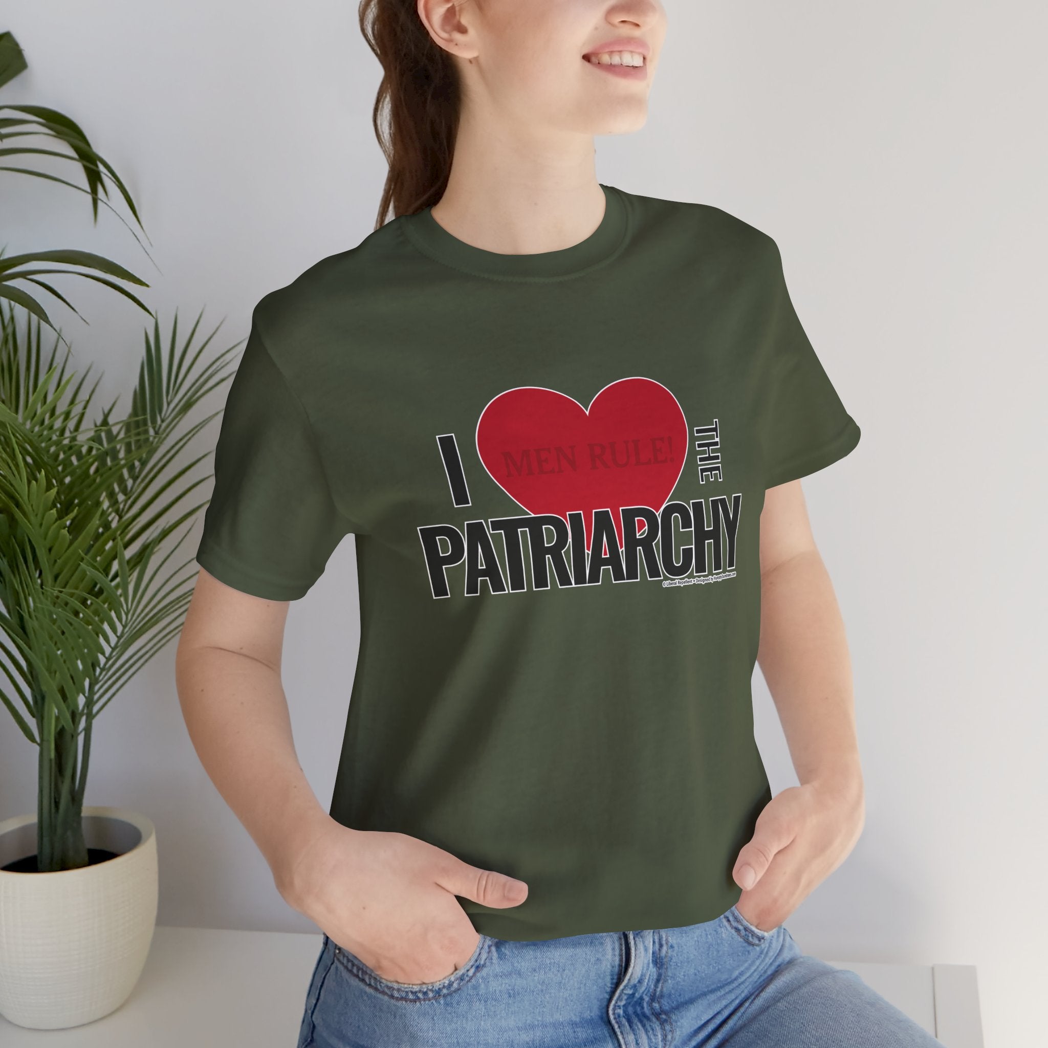 I Love The Patriarchy - Unisex Soft Cotton Short Sleeve T-Shirt