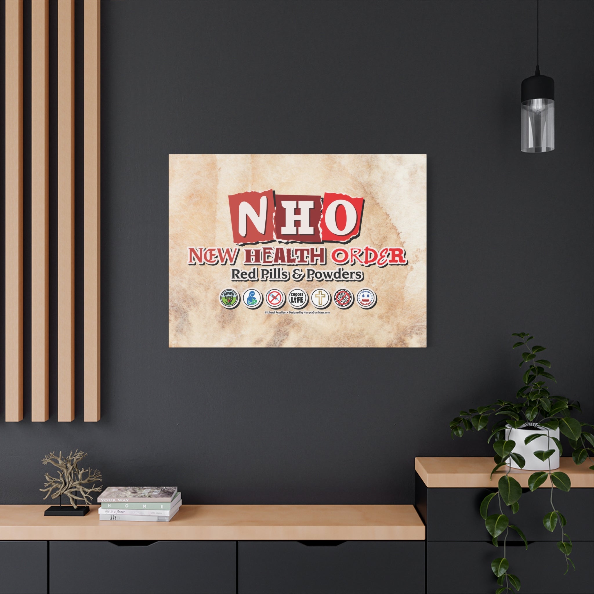 New Health Order - Gallery Wrapped Canvas Wall Art