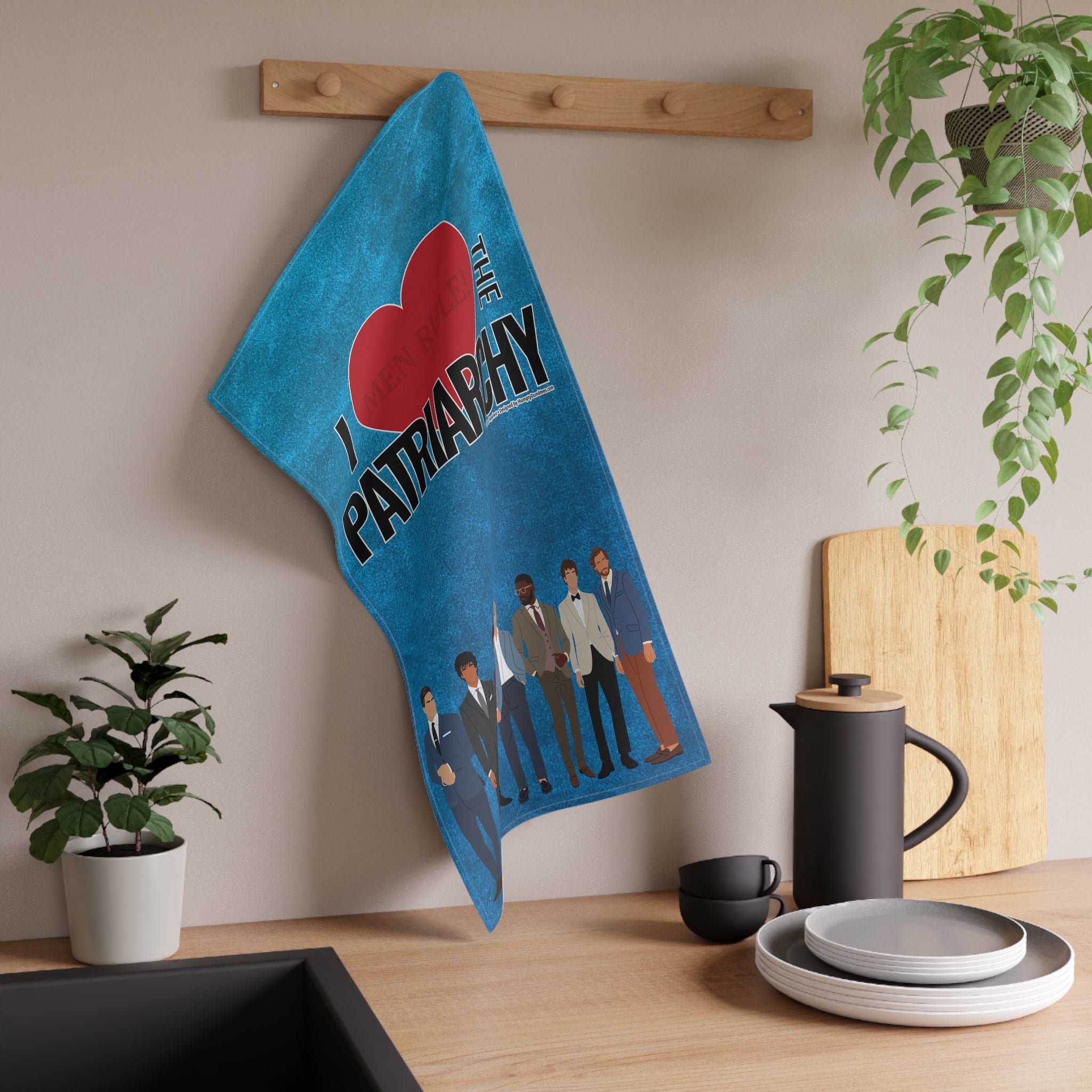 I Love the Patriarchy (The Good 'Ol Boys Club Edition) - Eco-Friendly 18" x 30" Tea Towel