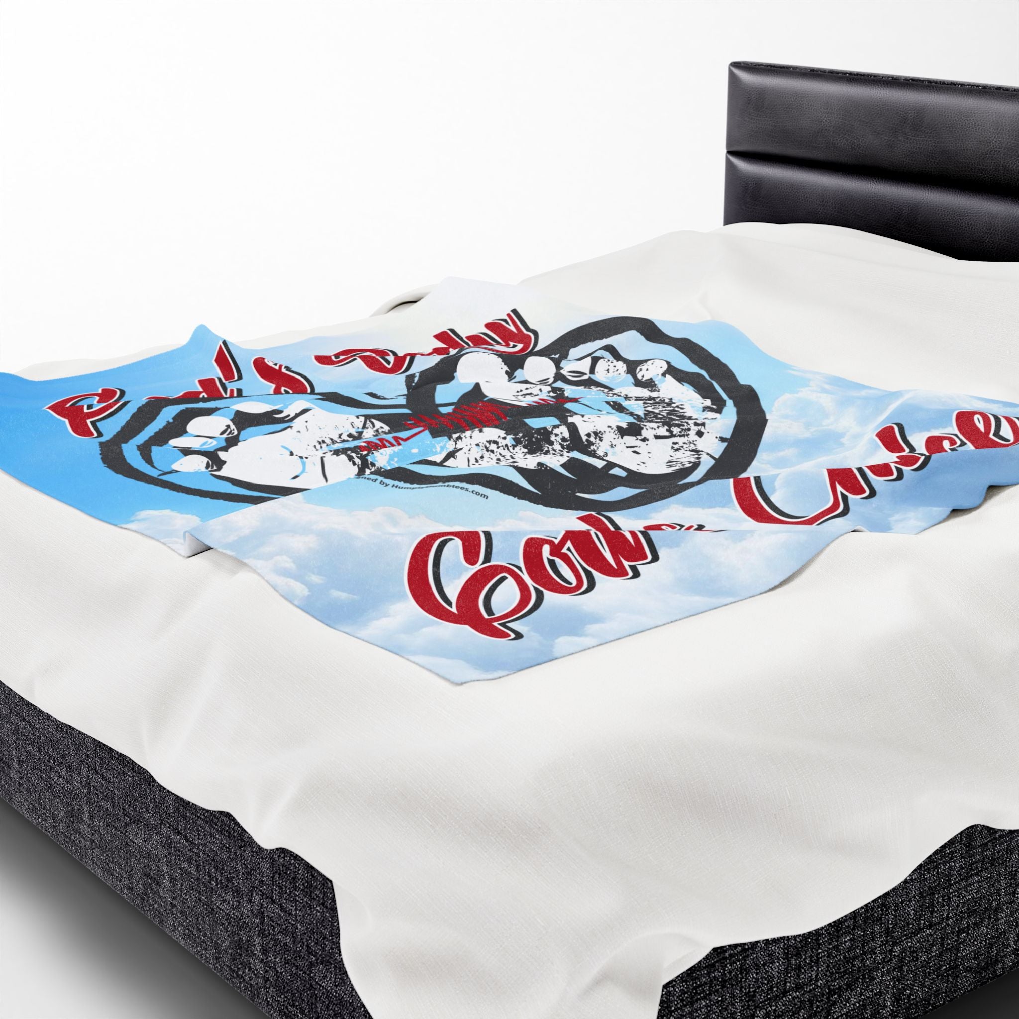 God's Body, God's Choice - Eco-Friendly Velveteen Plush Blanket