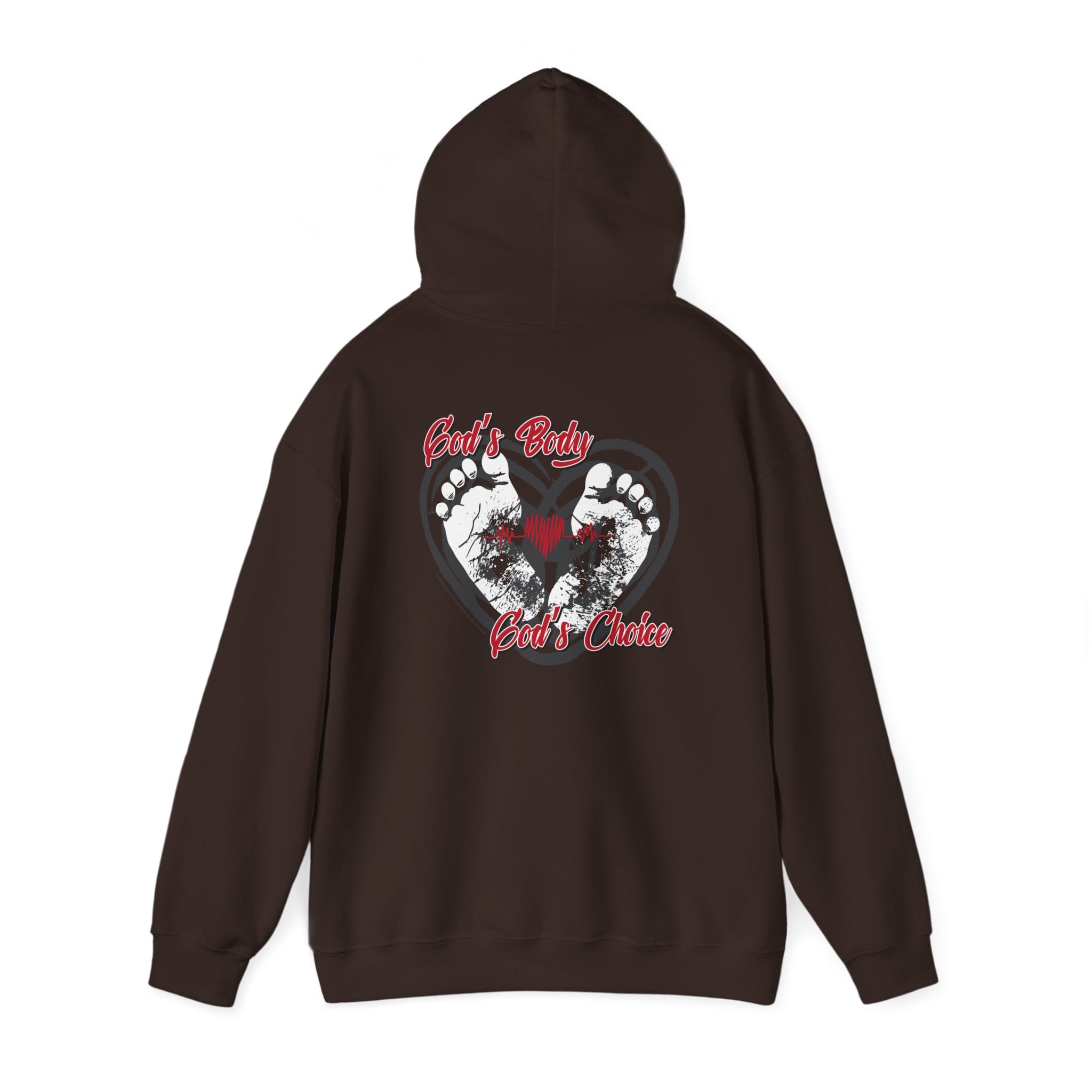 God's Body, God's Choice - Unisex Heavy Blend™ Hooded Sweatshirt