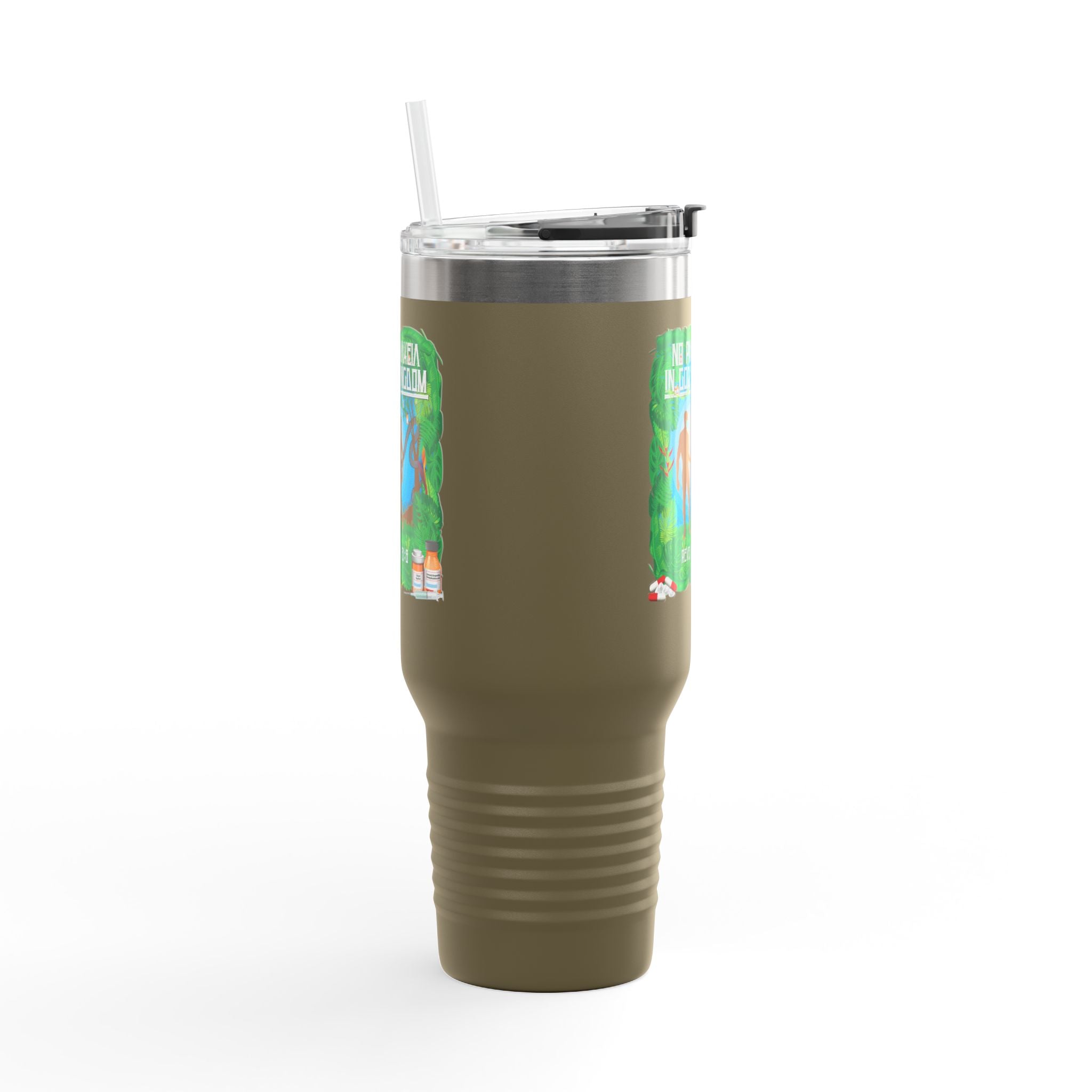 No Pharmakeia in God's Kingdom - 40oz Insulated Travel Mug