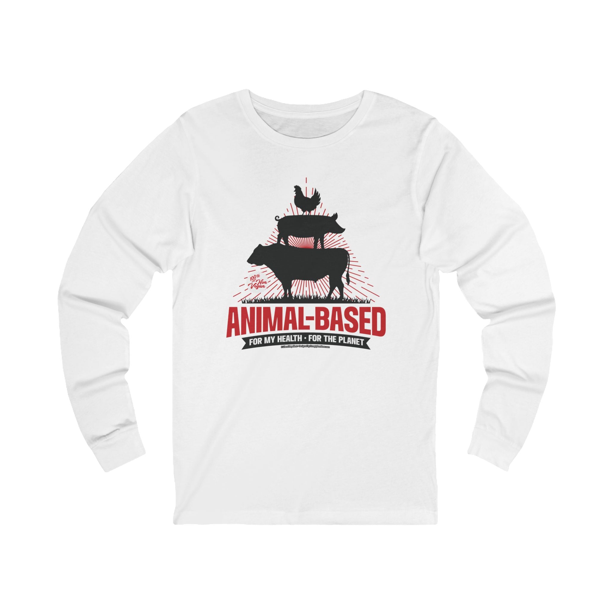 Animal Based - Unisex Soft Cotton Long Sleeve T-Shirt