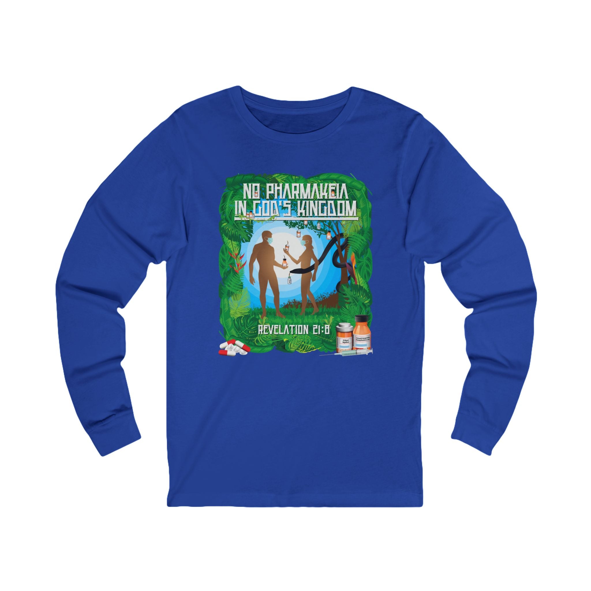 No Pharmakeia In God's Kingdom - Unisex Soft Cotton Long Sleeve T-Shirt