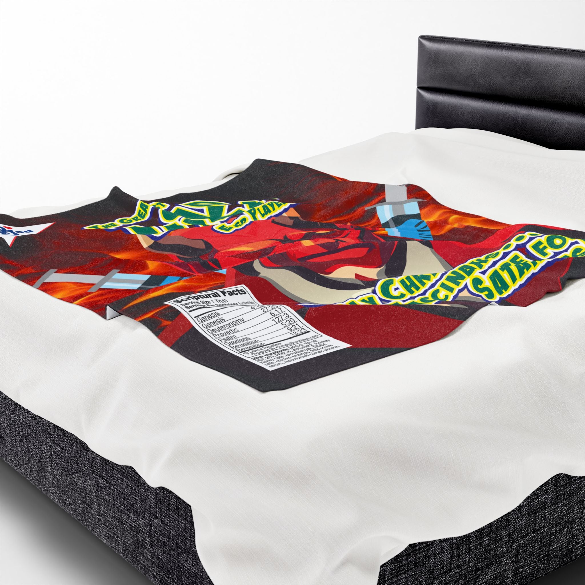 Silly Christians, Vaccines are for Satanists - Eco-Friendly Velveteen Plush Blanket