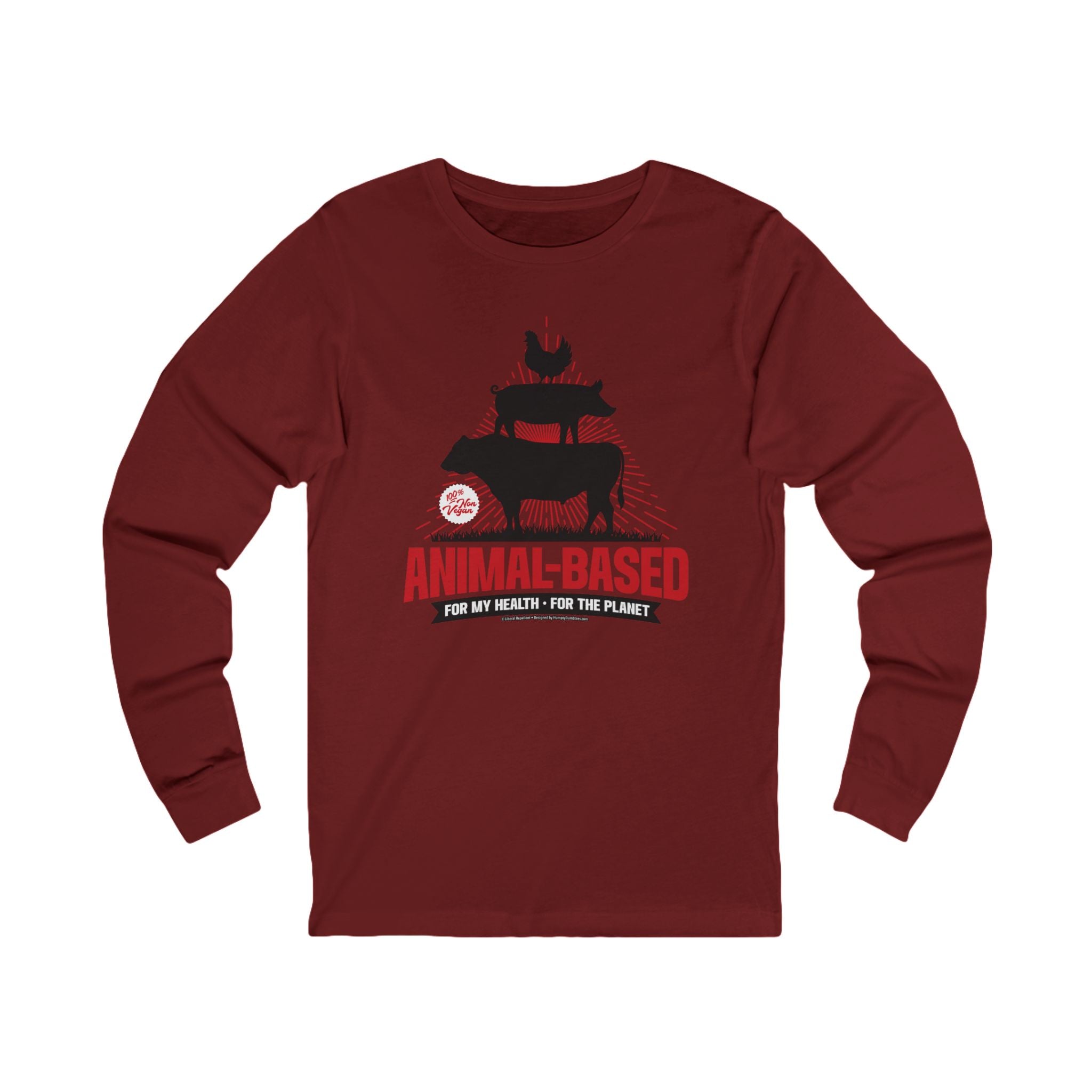 Animal Based - Unisex Soft Cotton Long Sleeve T-Shirt