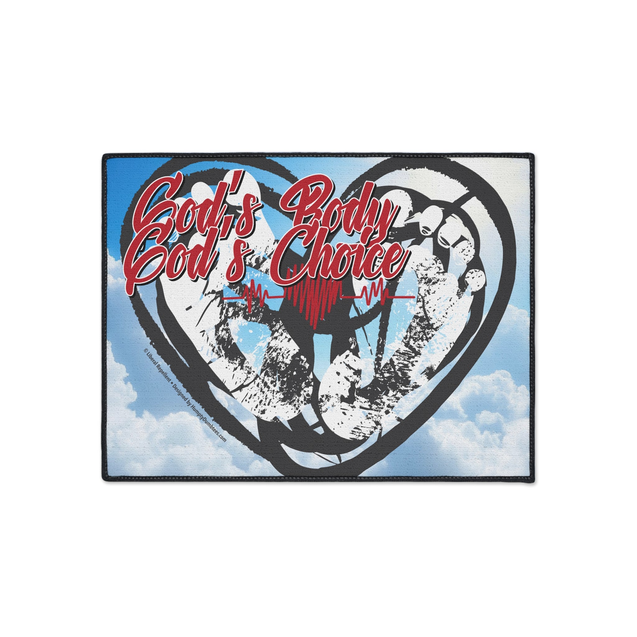 God's Body, God's Choice - Heavy Duty Floor Mat